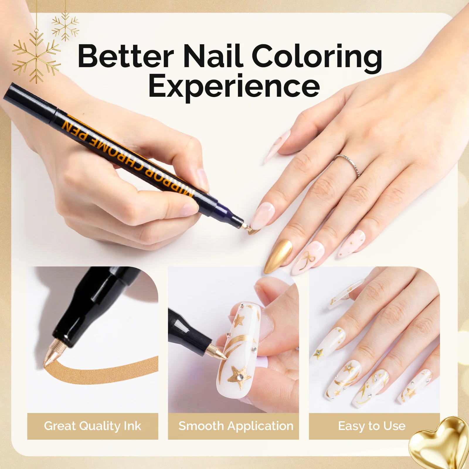 Nail Art Pens Set in 12 Colors with 0.7mm Tips