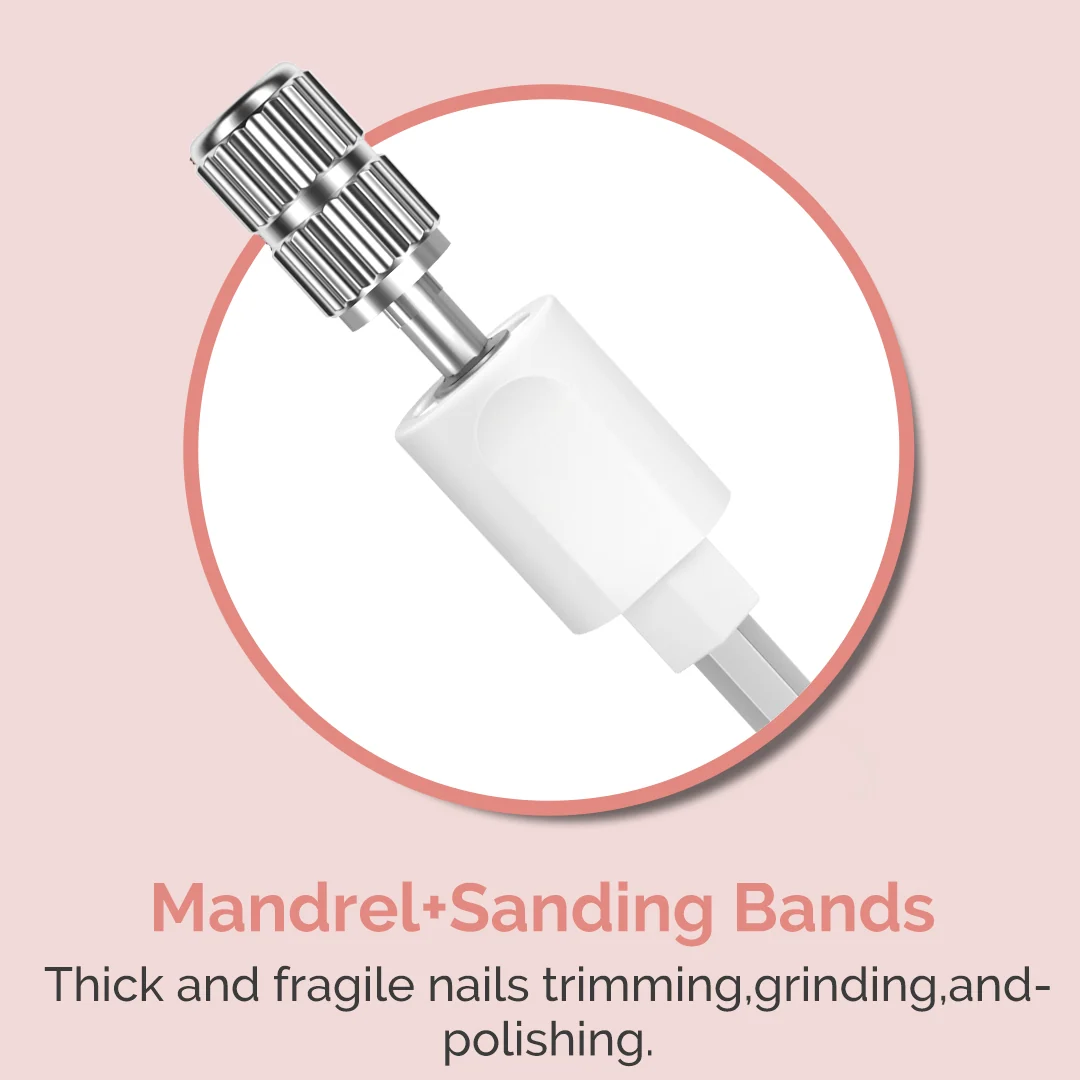 Manicure & Pedicure Nail Grinder Bits for MelodySusie Nail Drill Kit