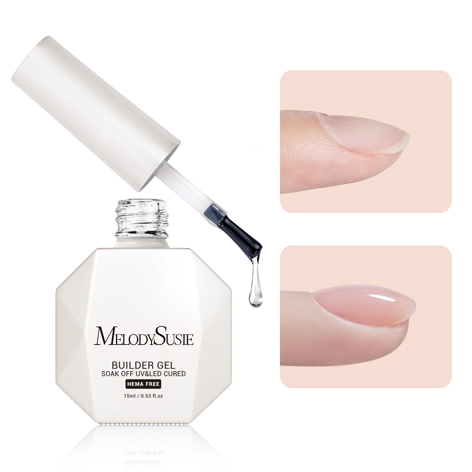 HEMA-Free & TPO-Free 建构甲油胶 15ml、15ml