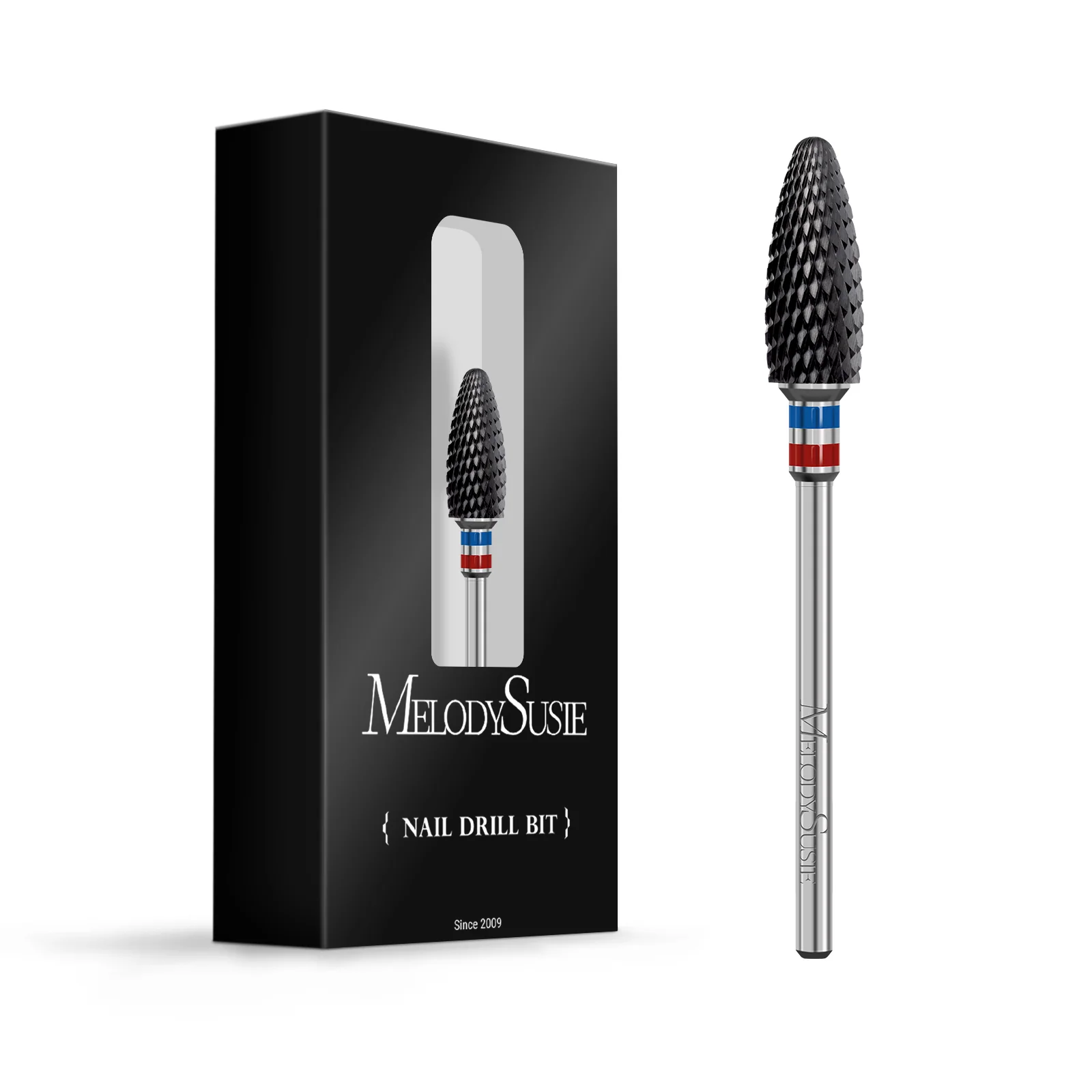 Ceramic Nail Drill Bit Black for Gel and Acrylic Removal