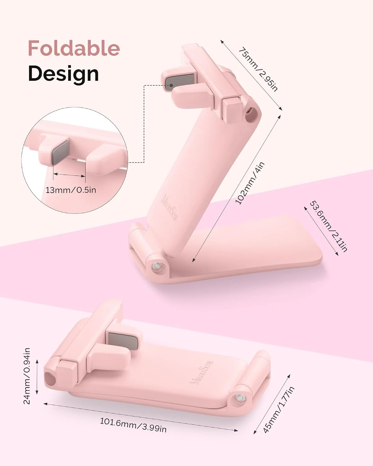 MelodySusie Nail Lamp Stand and Holder for Flash Cure Handheld UV Light