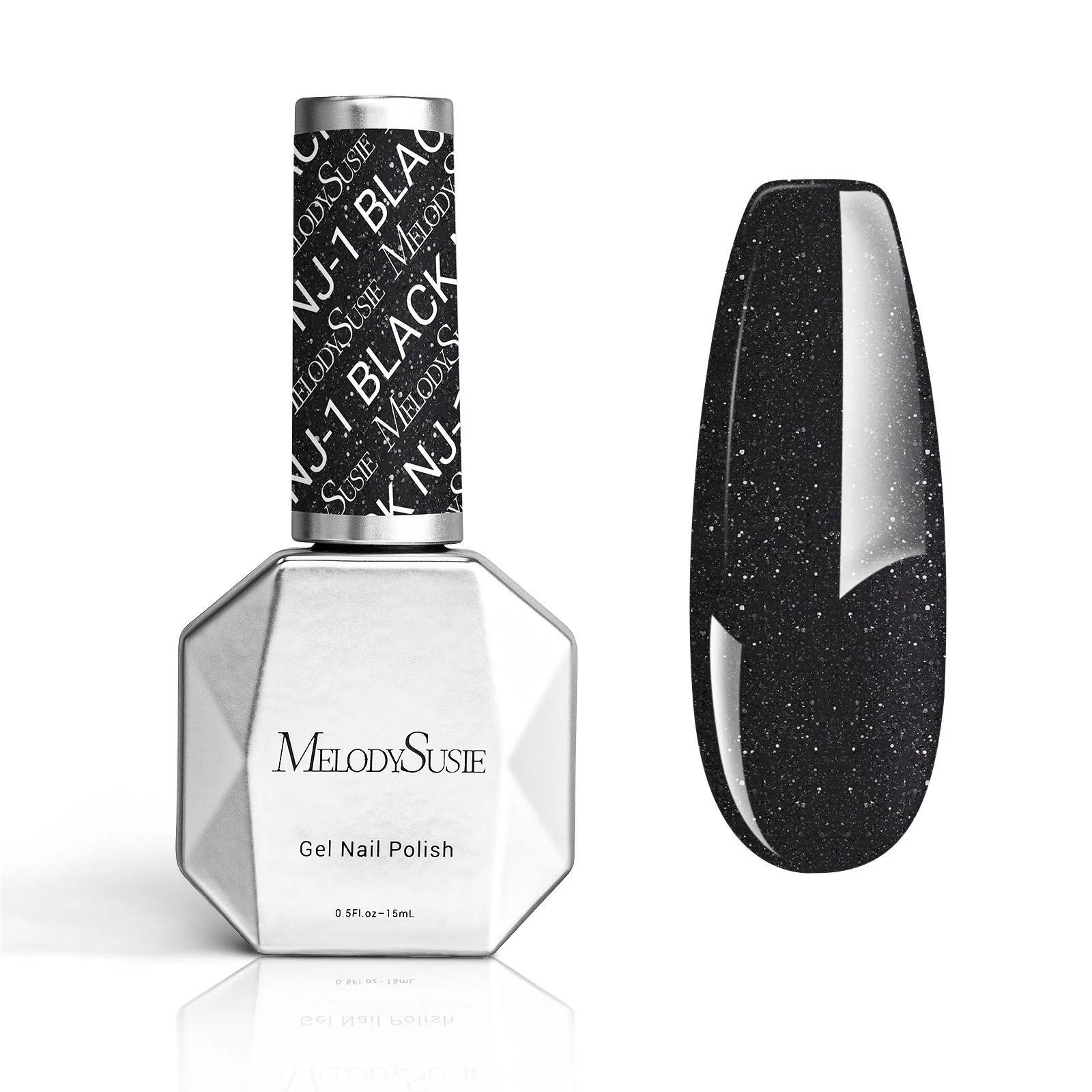 NJ-1 After Party Black - TPO-Free Thick Gel Nail Polish(15ml)