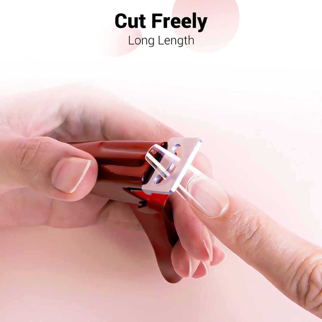 XXL Long Coffin Nail Tips Clear Full Cover, 240 Pcs
