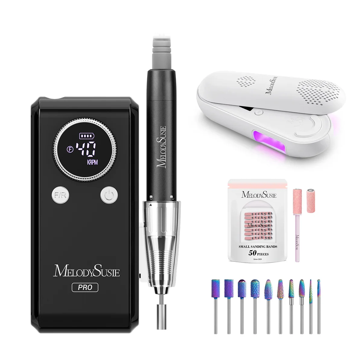New Triplet Nail Drill Series with Stand Bundle for Manicures