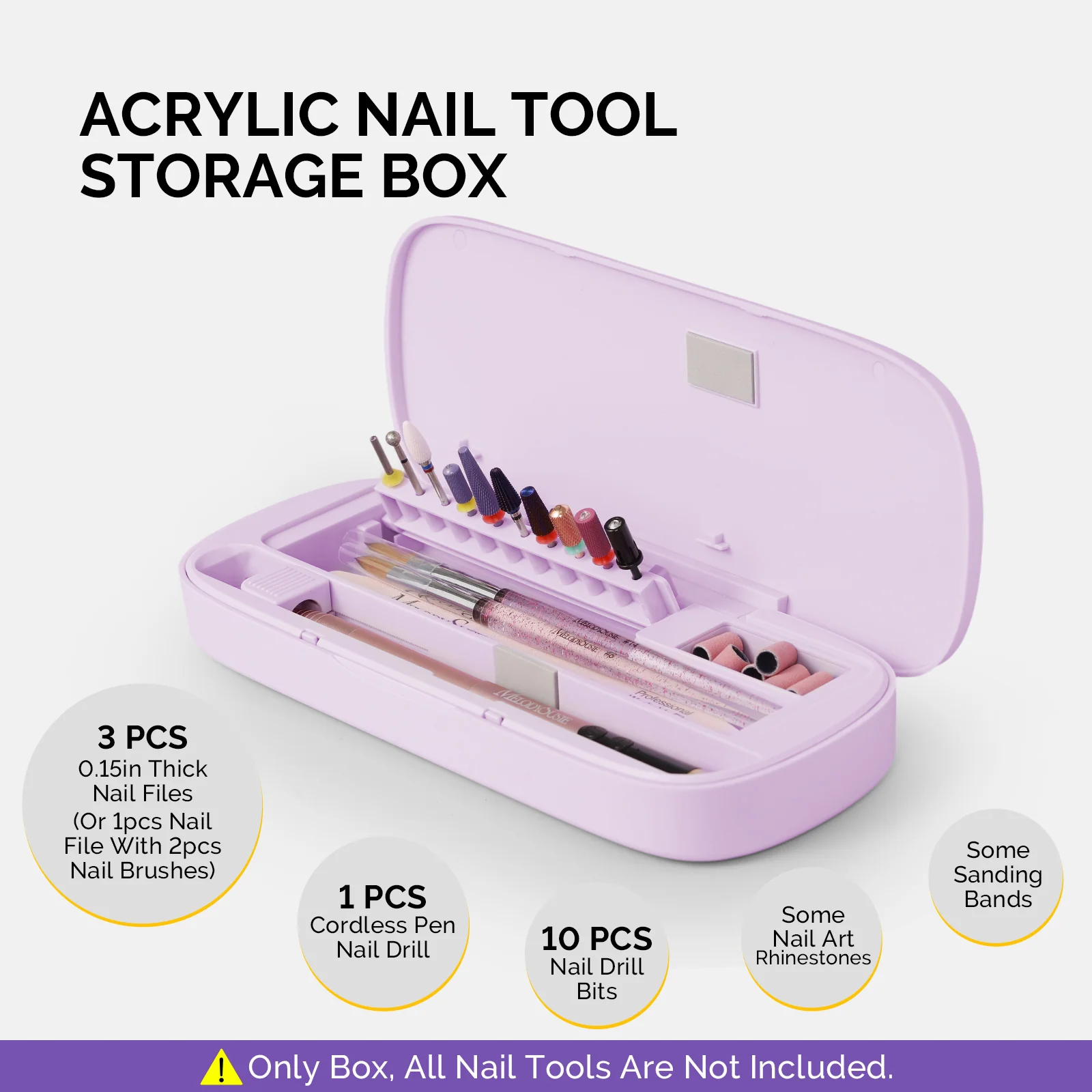 PocketNail Manicure Full Set with Drill, 2-in-1 Lamp and Arm Rest