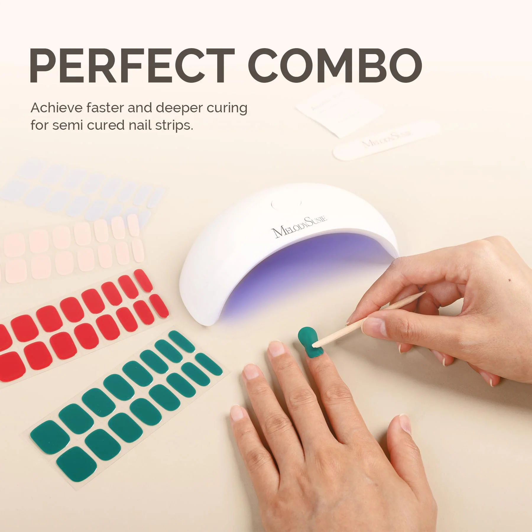 Aurora 1 (P-Art04) LED/UV Nail Lamp, White Mini Lamp