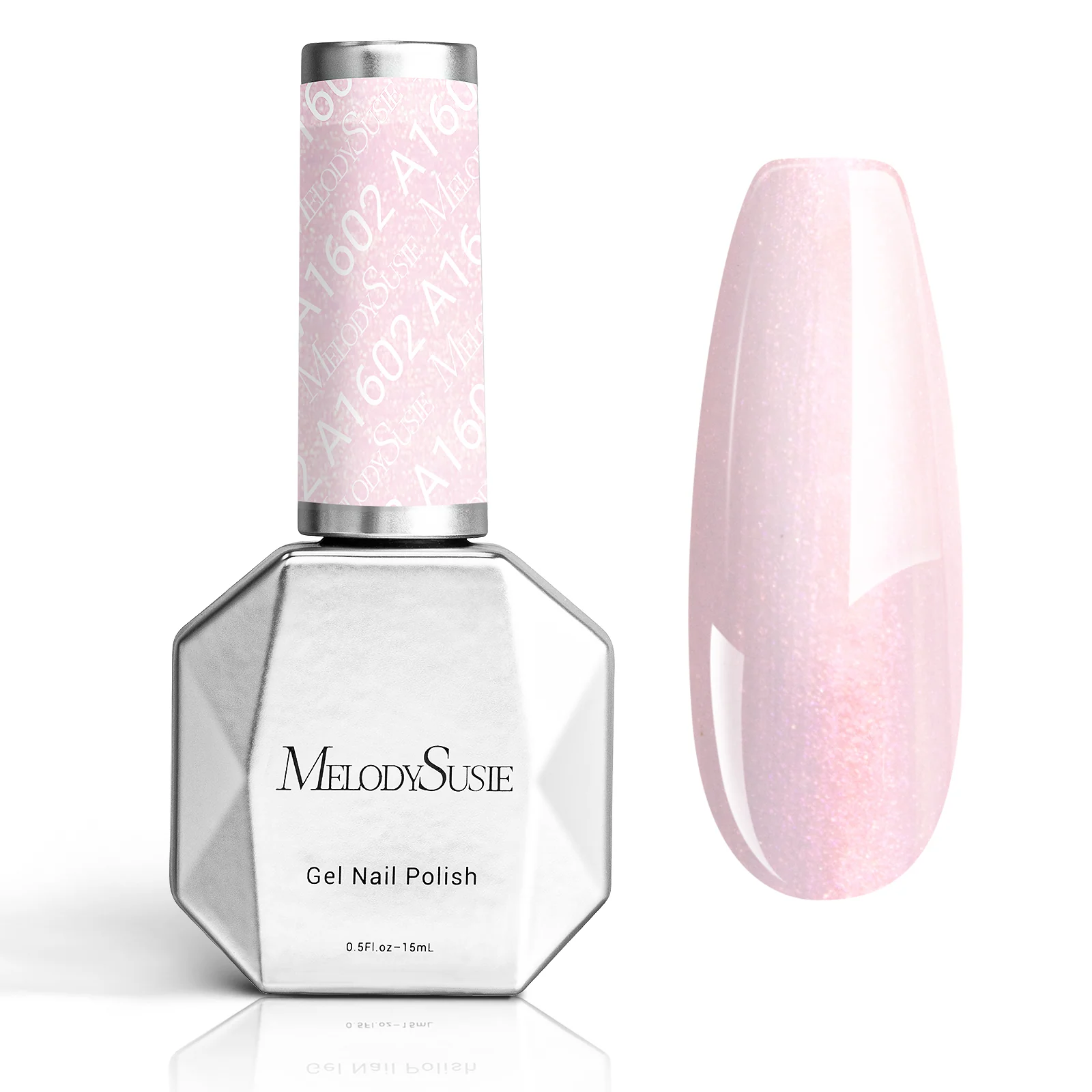 A1602 婴儿粉珠光 - 无TPO厚质甲油胶(15ml)