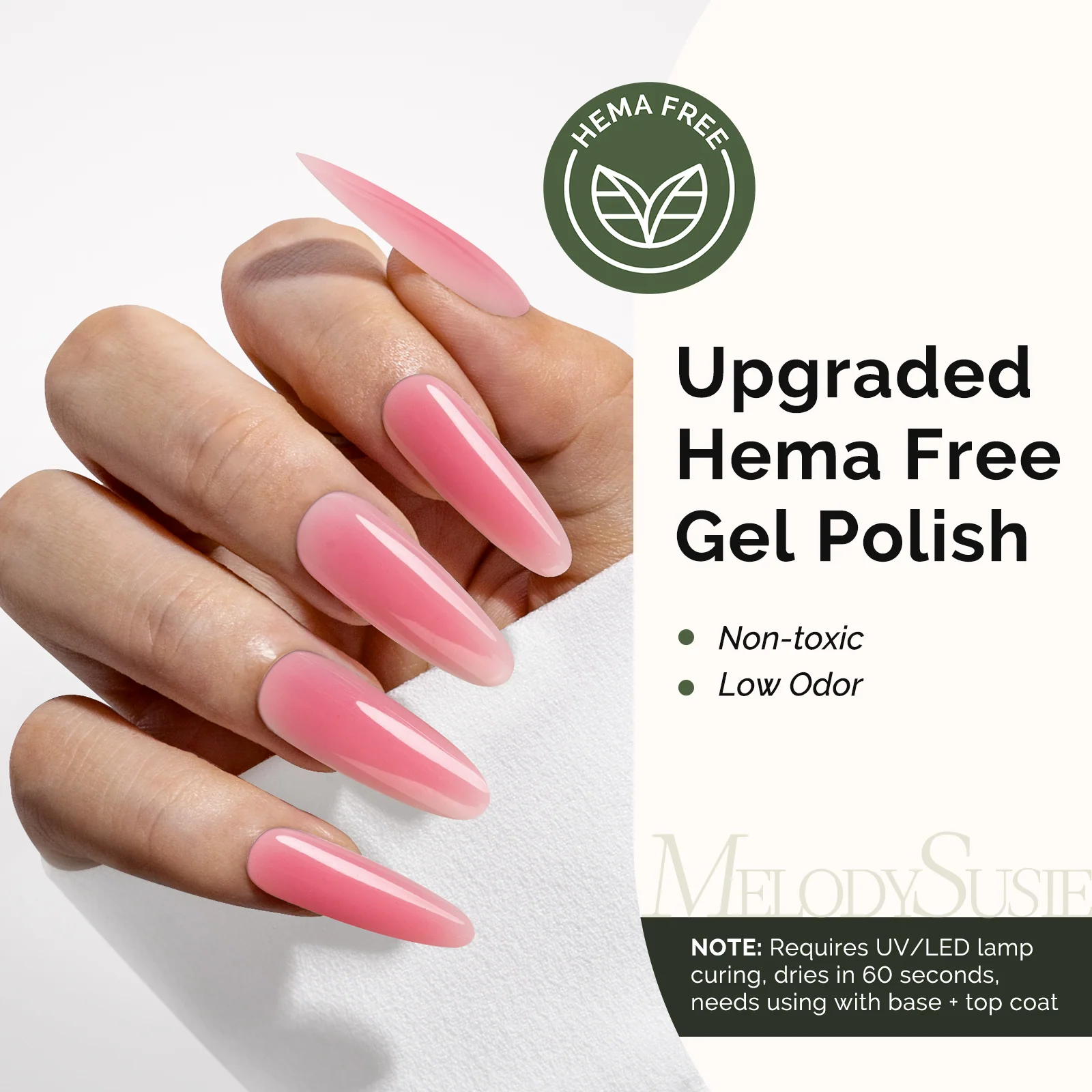 HEMA-Free Gel Nail Polish 0.5 fl oz/15ml - K0566 Thick Rose Pink