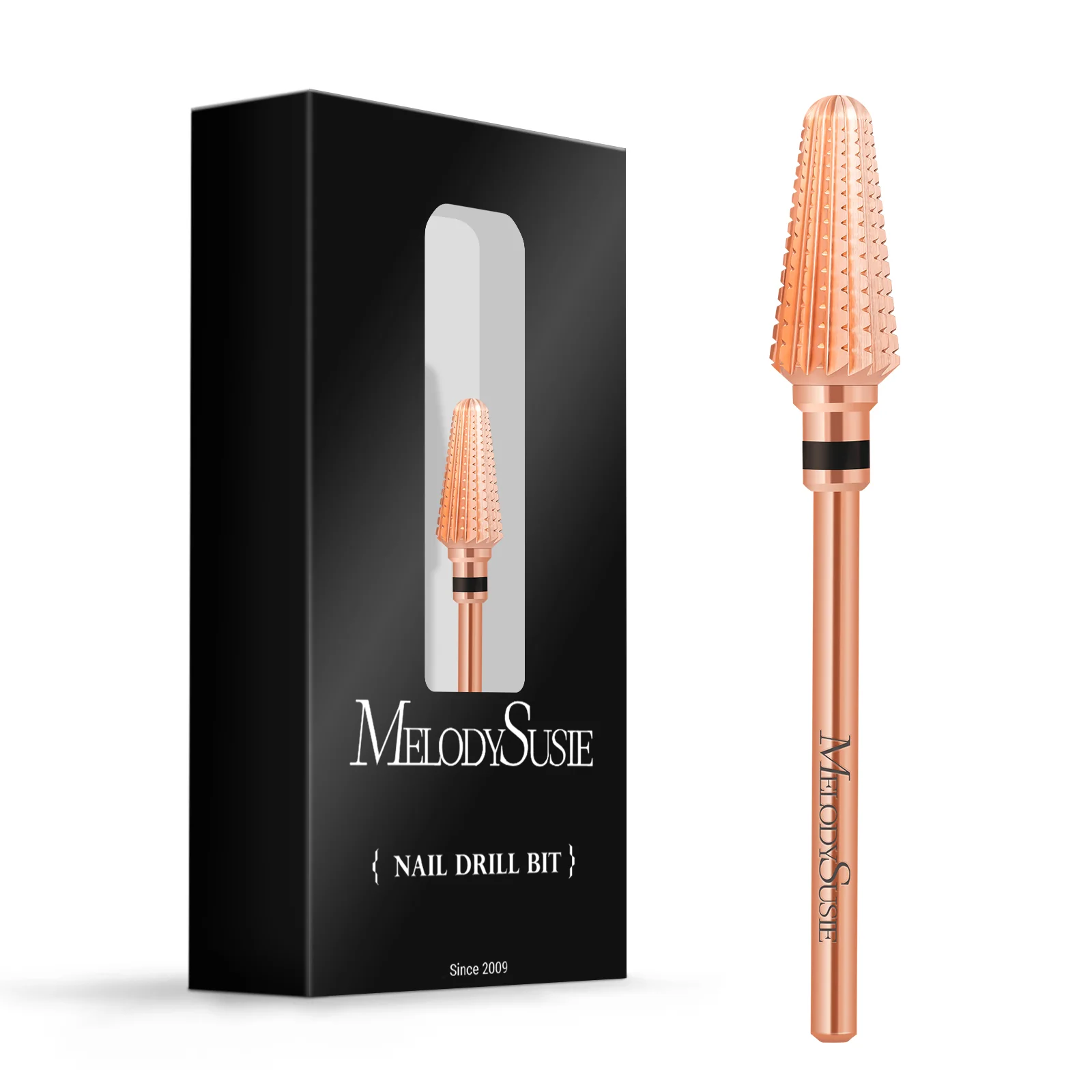 Tornado Tungsten Carbide Nail Drill Bits in Rose Gold for Acrylic Removal
