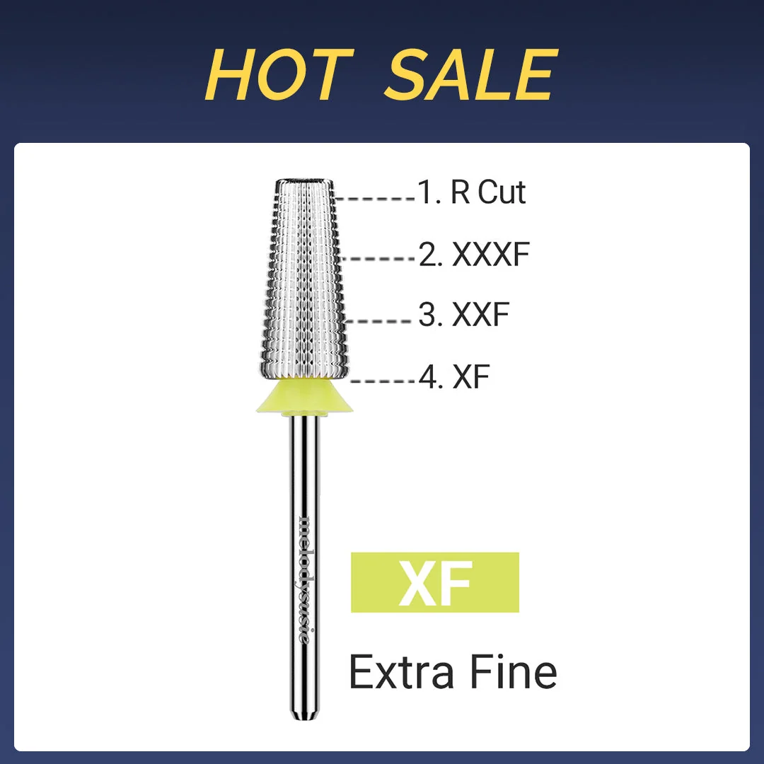 Tungsten Carbide Professional 5 in 1 Nail Drill Bits