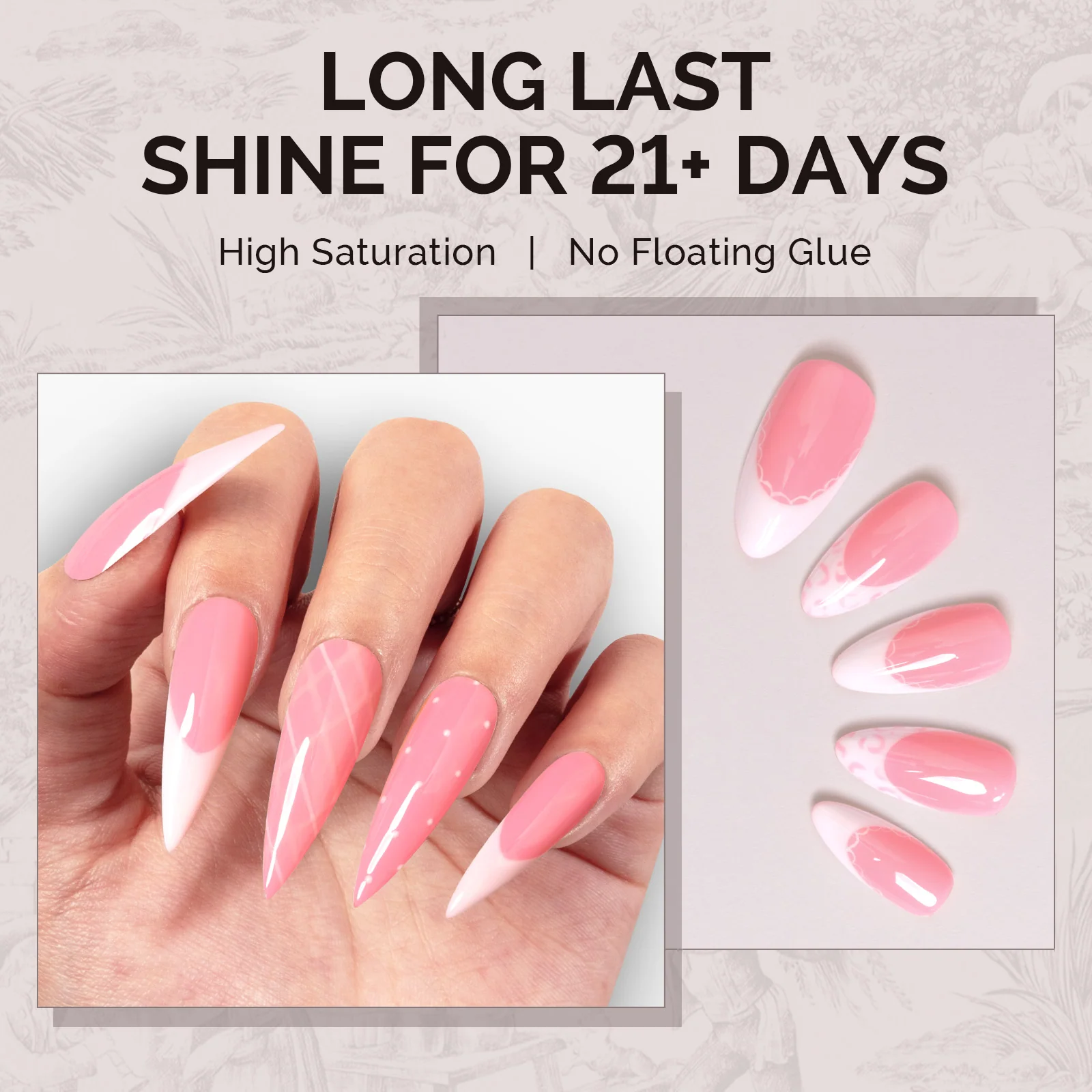 A2609 Light Baby Pink - TPO-Free Faster UV Curing Gel Nail Polish(15ml)
