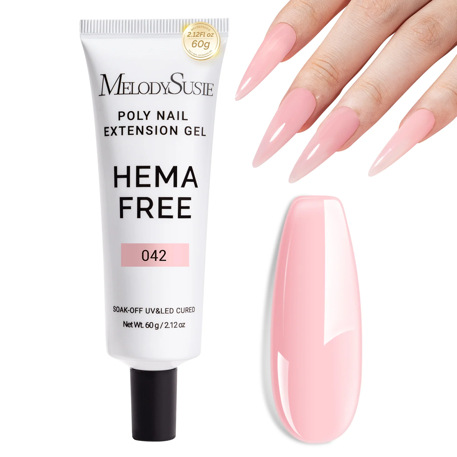 HEMA-Free & TPO-Free Poly Nail Extension Gel – 60g