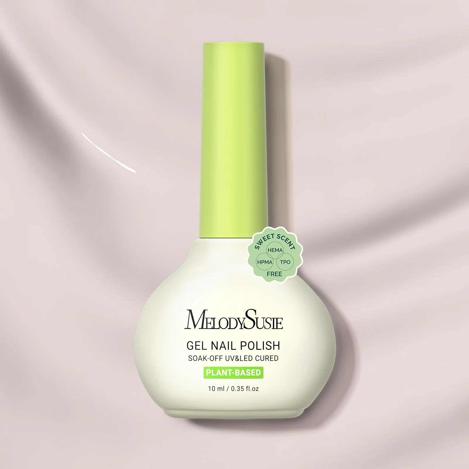 甜美香氛不含HEMA、HPMA、TPO植物基甲油胶 10ml/0.34 fl oz