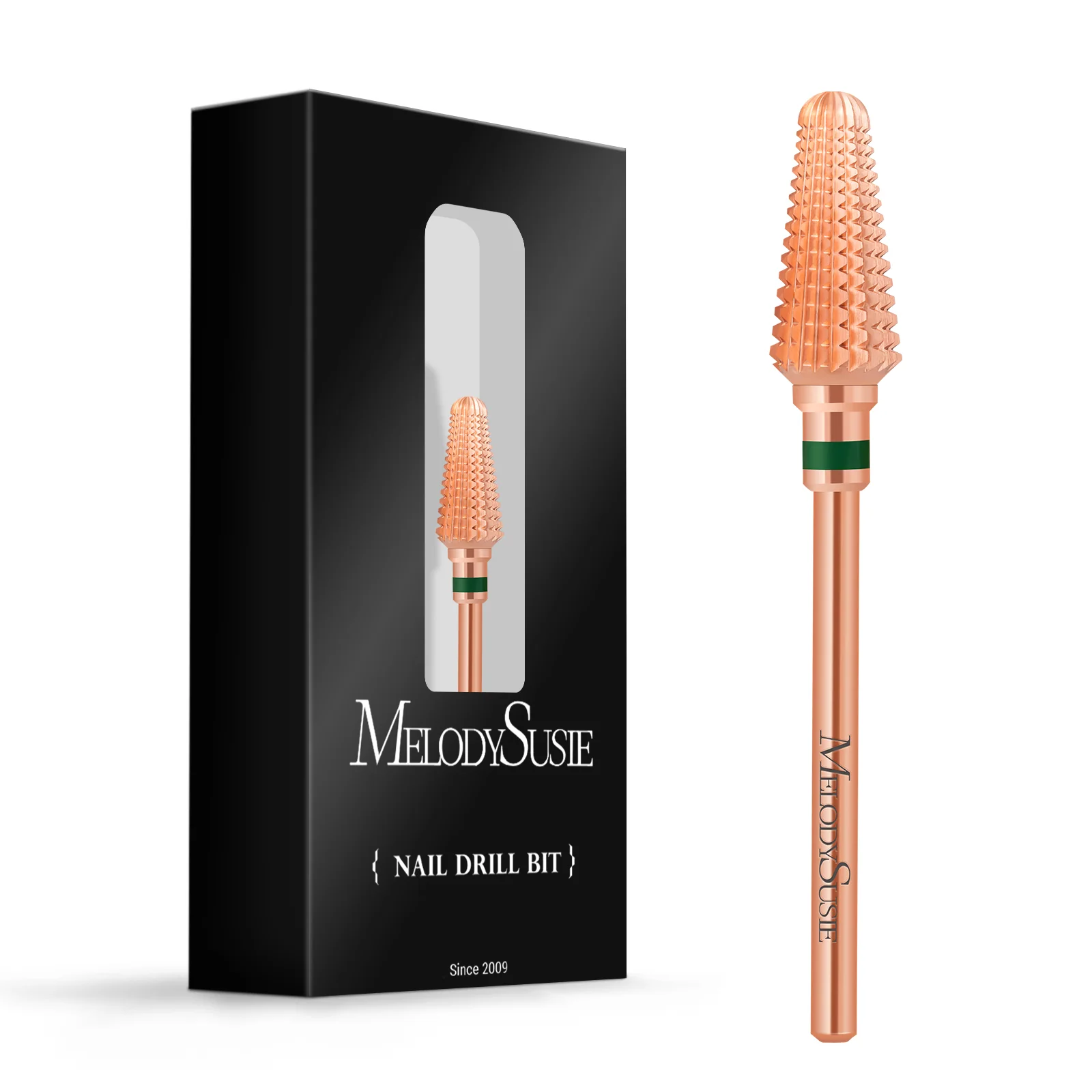 Tornado Tungsten Carbide Nail Drill Bits in Rose Gold for Acrylic Removal
