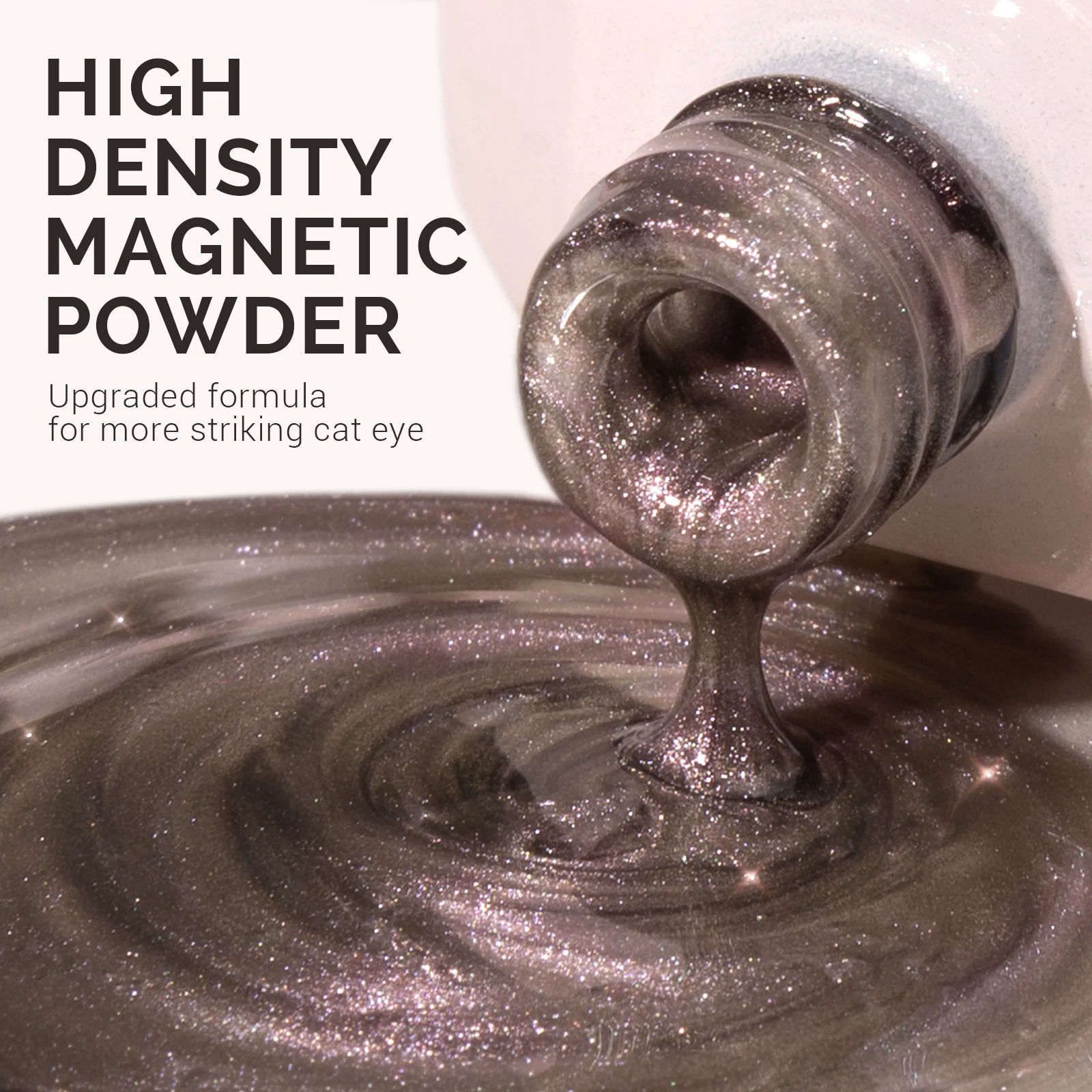 Jeweliver 猫眼甲油胶 0.5 fl oz/15ml - Nude Glitter B5404