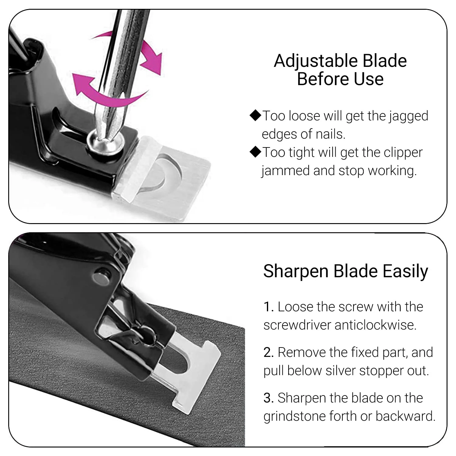 Stainless Steel Edge Cutter for Acrylic Nails