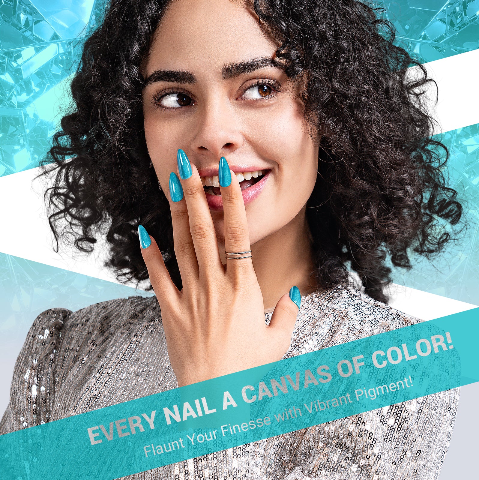 2572 Electric Turquoise Neon - TPO-Free Thick Gel Nail Polish(15ml)