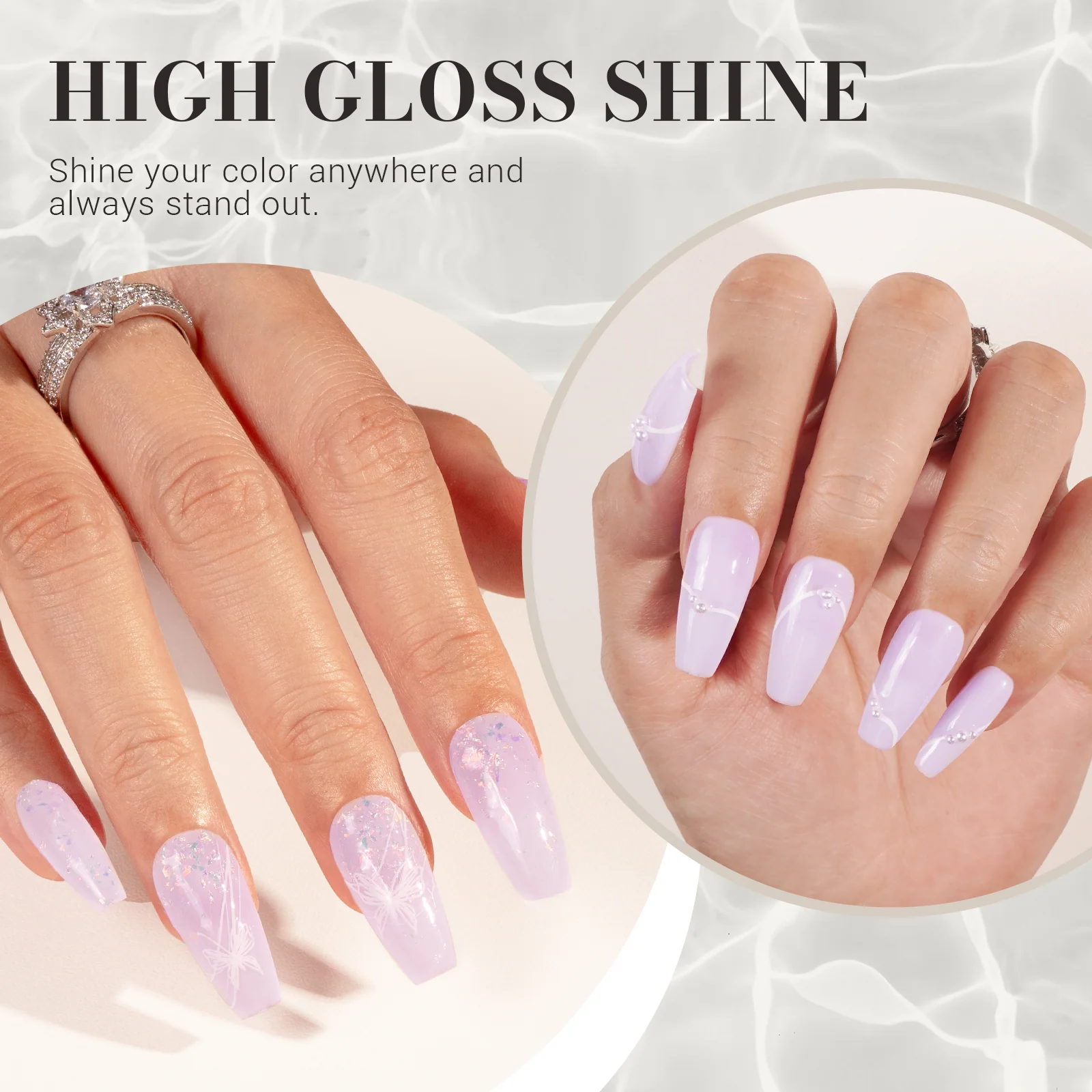 Jeweliver Jelly TPO-Free Gel Nail Polish 0.5 fl oz/15ml - Fog Purple JM04