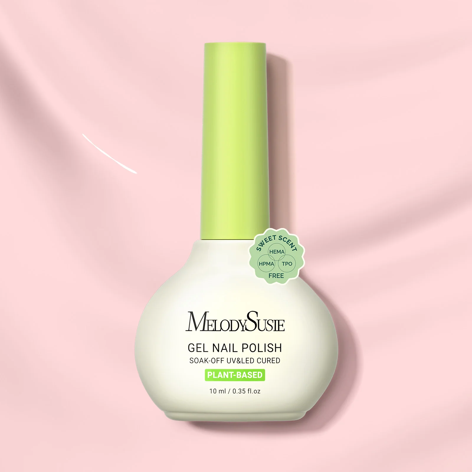 甜美香氛植物基甲油胶，不含HEMA和TPO 10ml/0.34 fl oz