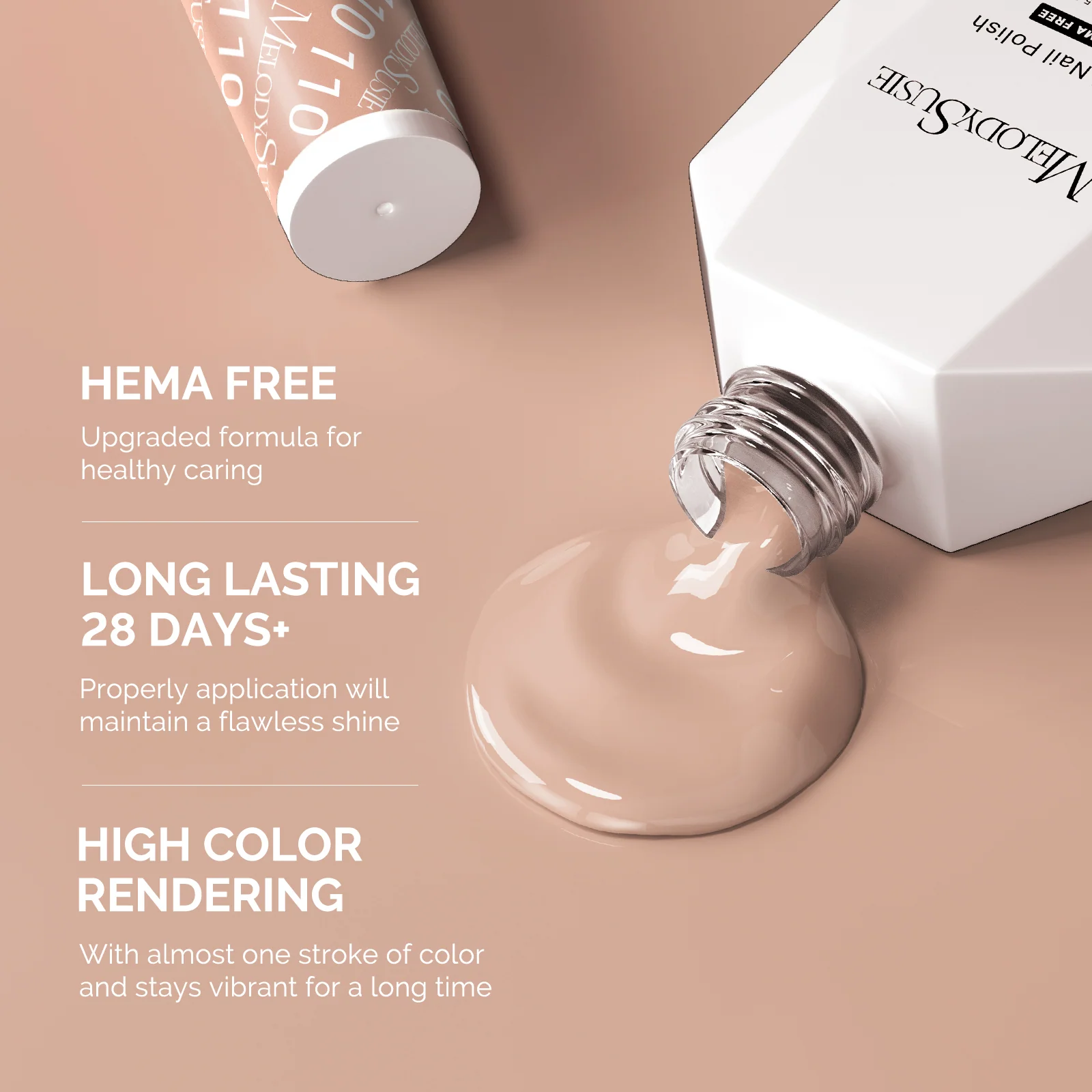 110 Sand Nude HEMA-Free UV Gel Nail Polish, 0.5 fl oz/15ml