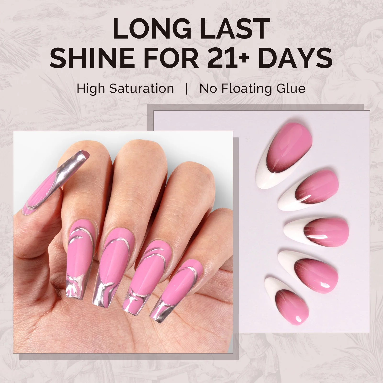 A2611 Tropical Rose - TPO-Free Faster UV Curing Gel Nail Polish(15ml)