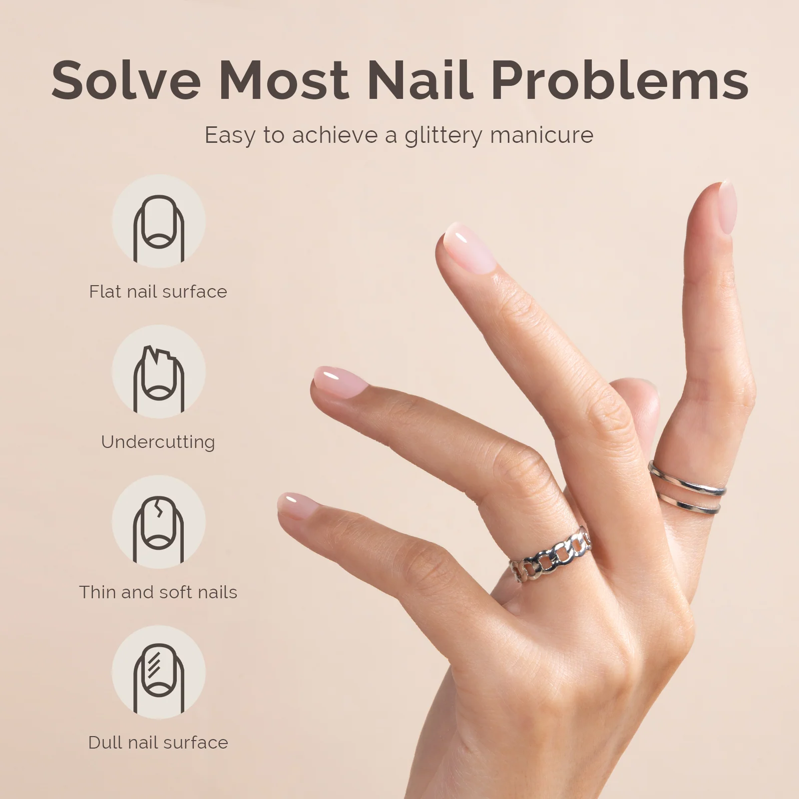 TPO-Free Thick Gel Nail Polish Set 17 Colors With Builder Gel