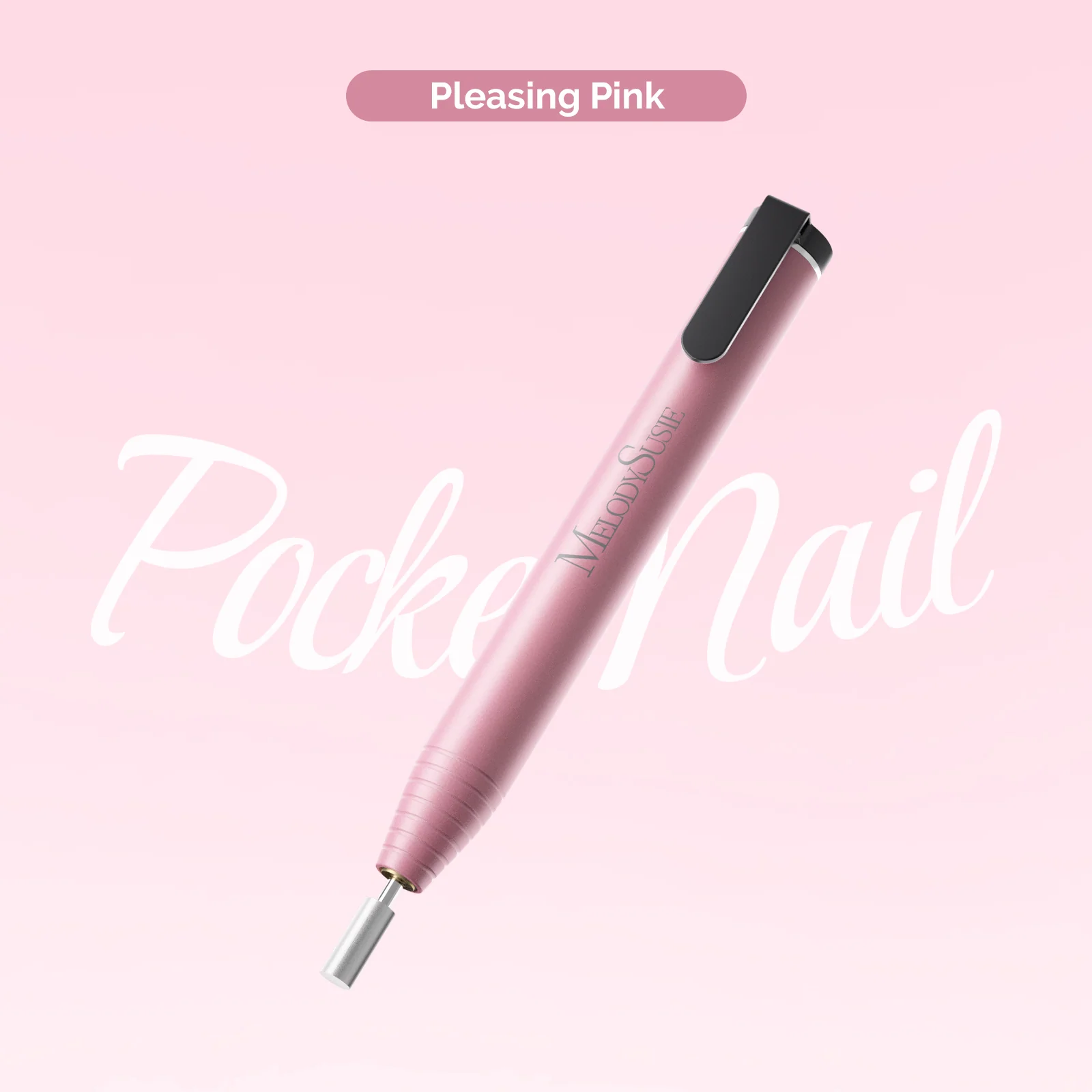 PocketNail PC100GR/PC100G Pen-Shaped Innovative Portable Rechargeable Nail Drill 20,000RPM