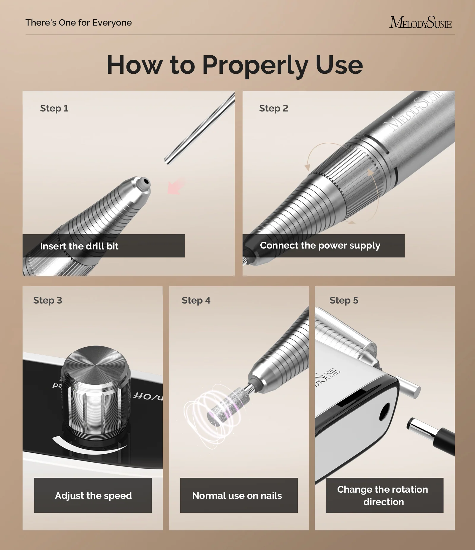 Scamander SC320H Clip-On Rechargeable Nail Drill 30,000RPM RPM