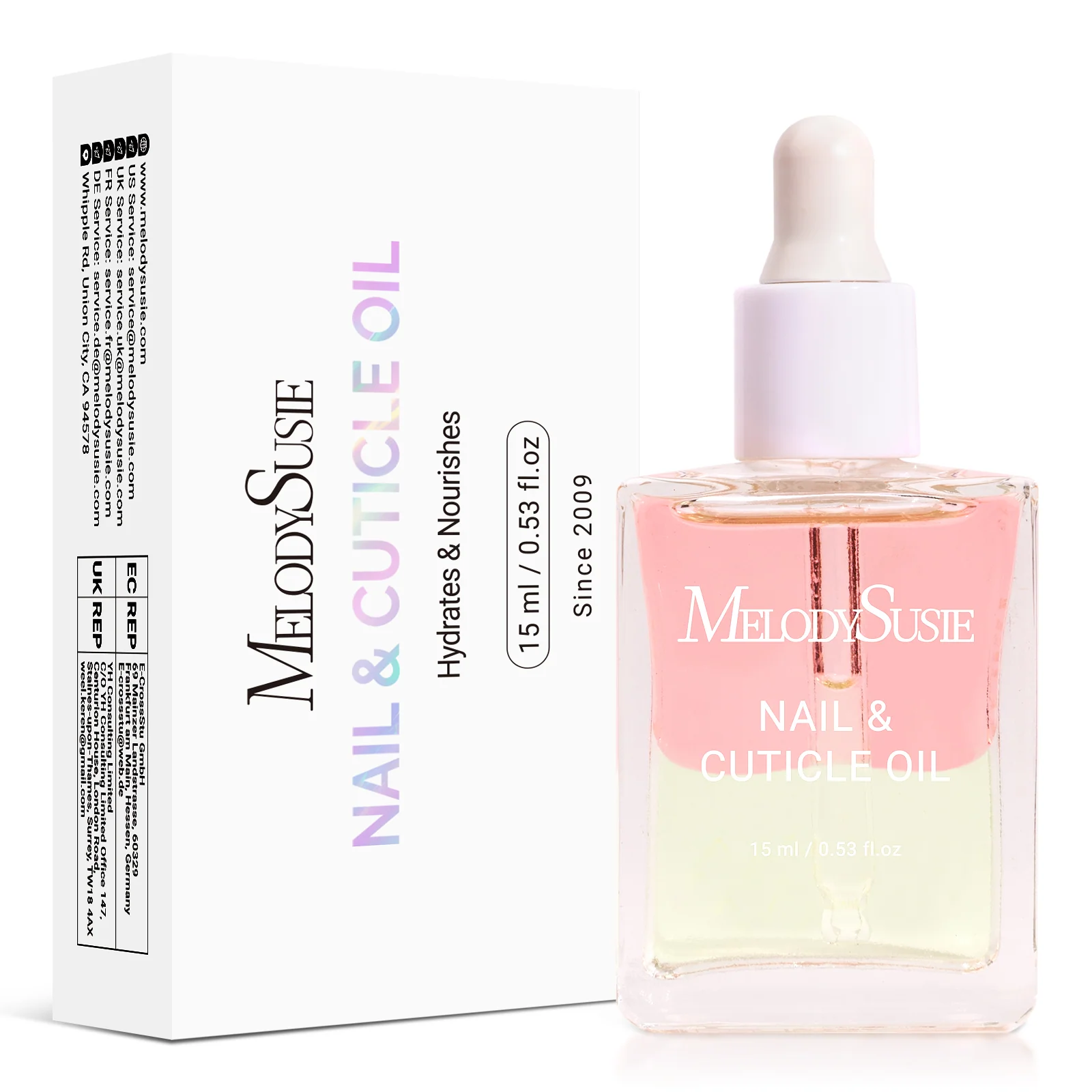 TPO-Free Nail Care Cuticle Oil 15ml - Rose 15ml