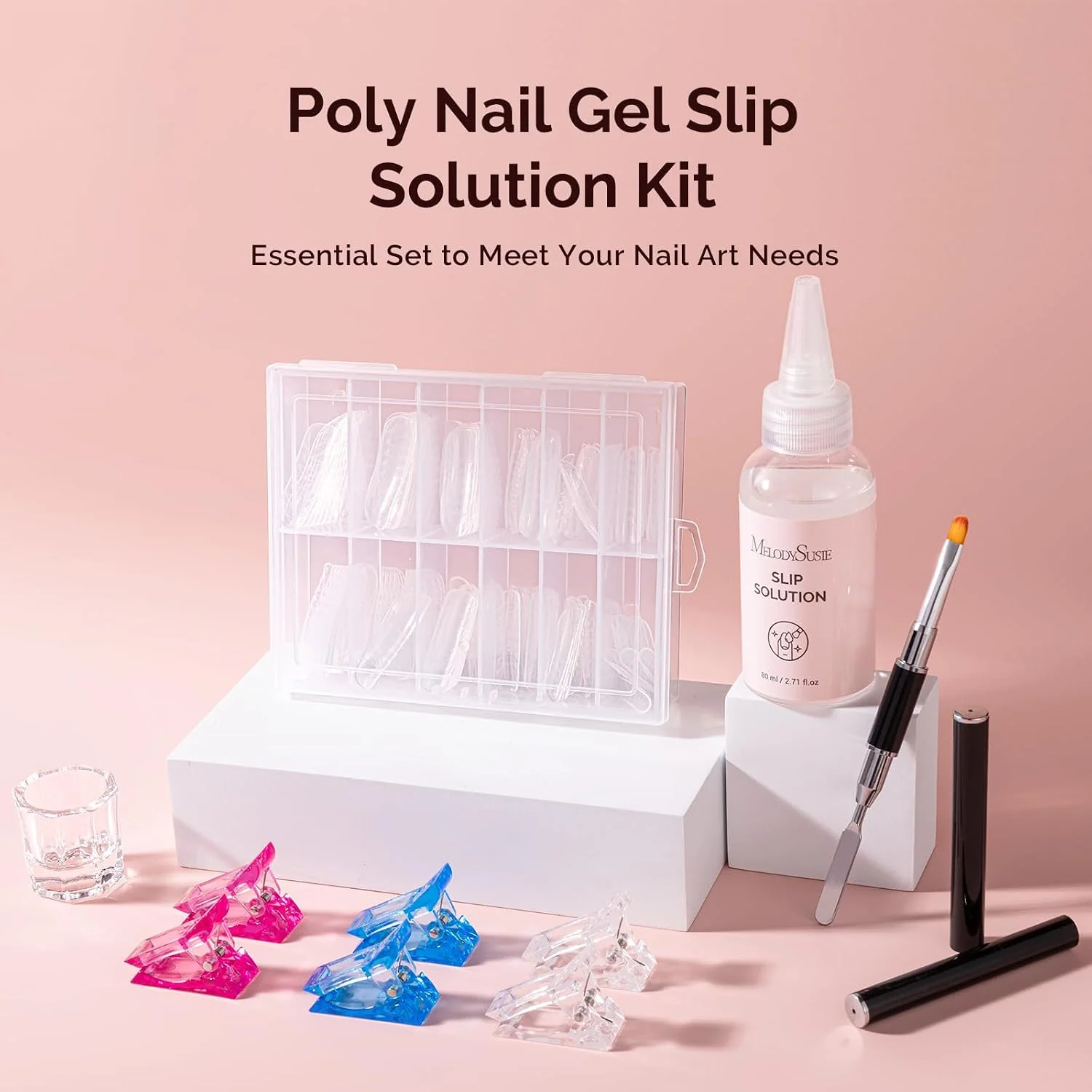 Poly Gel 防粘顺滑液 120ml 附双头刷