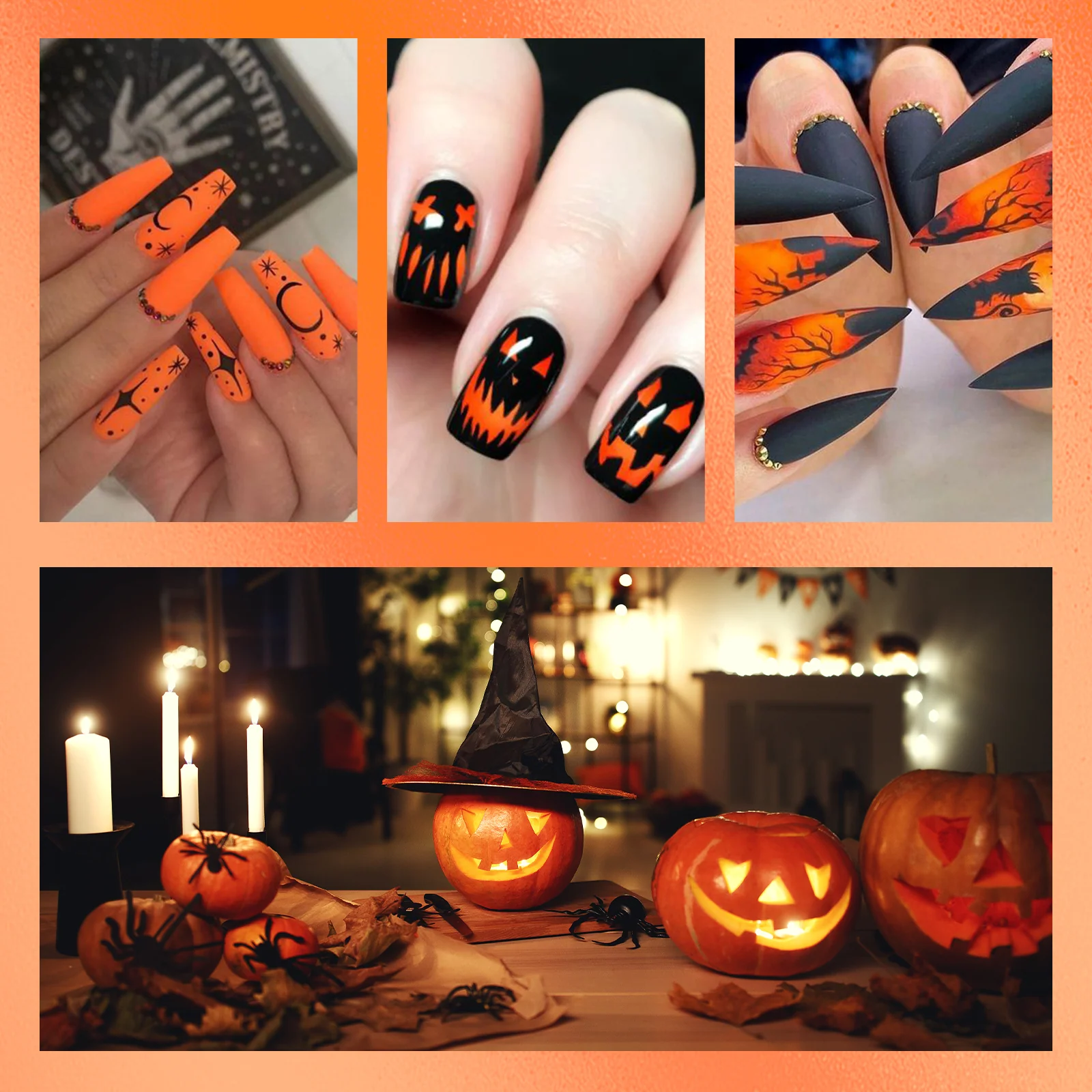 Halloween 15ml 无 TPO 浓稠甲油胶套装 - 4 支装