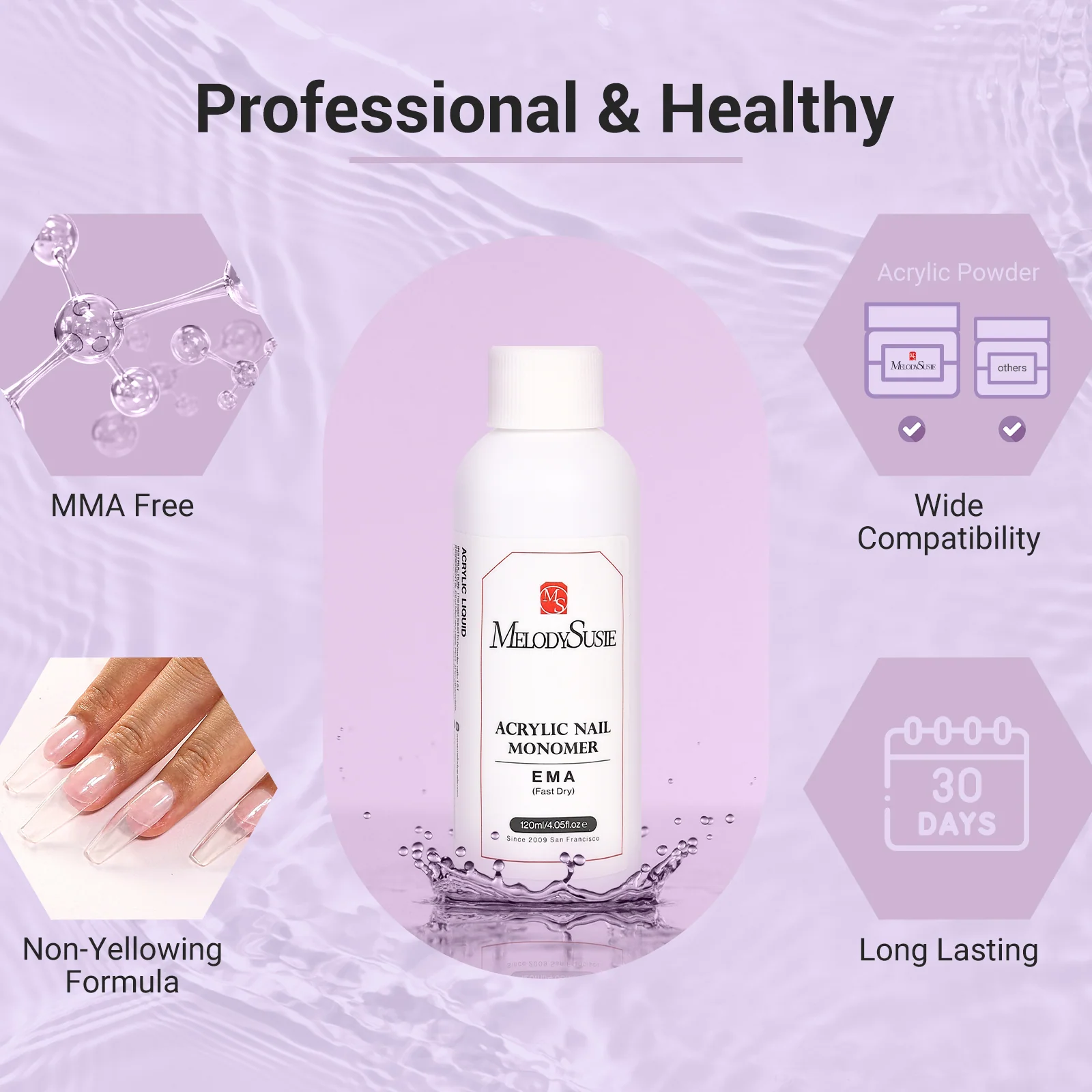 EMA 美甲水晶液单体（用于延长甲与雕花）
