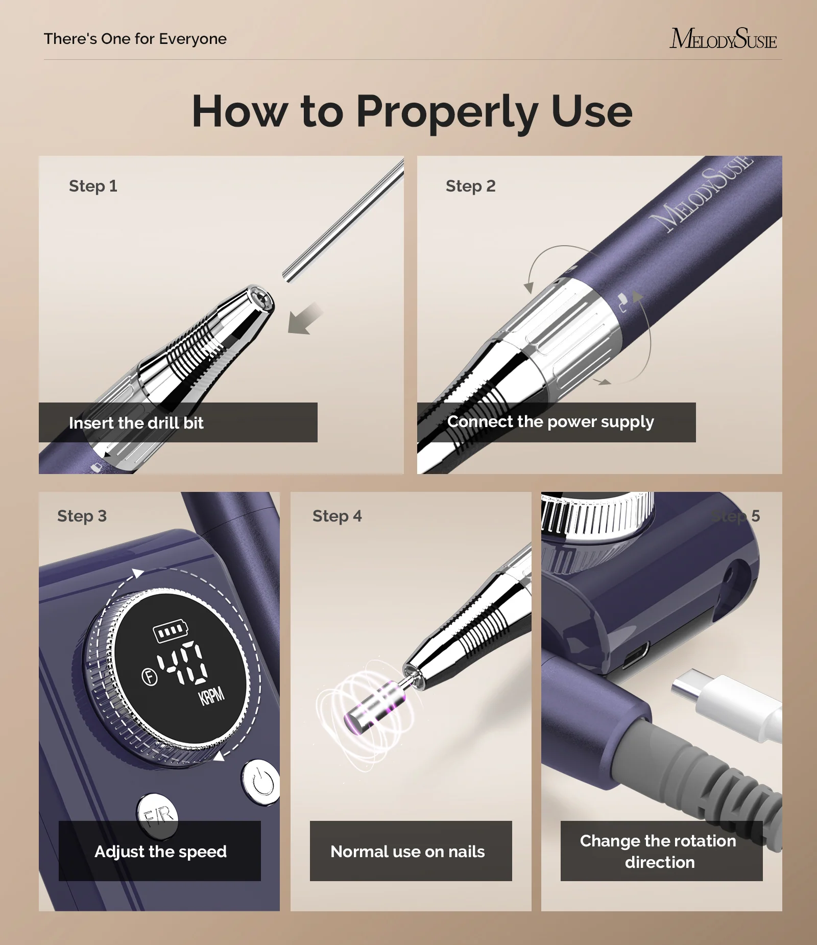 Clip-on Nail Drills Bundle: Build Your Custom Melodysusie Kit