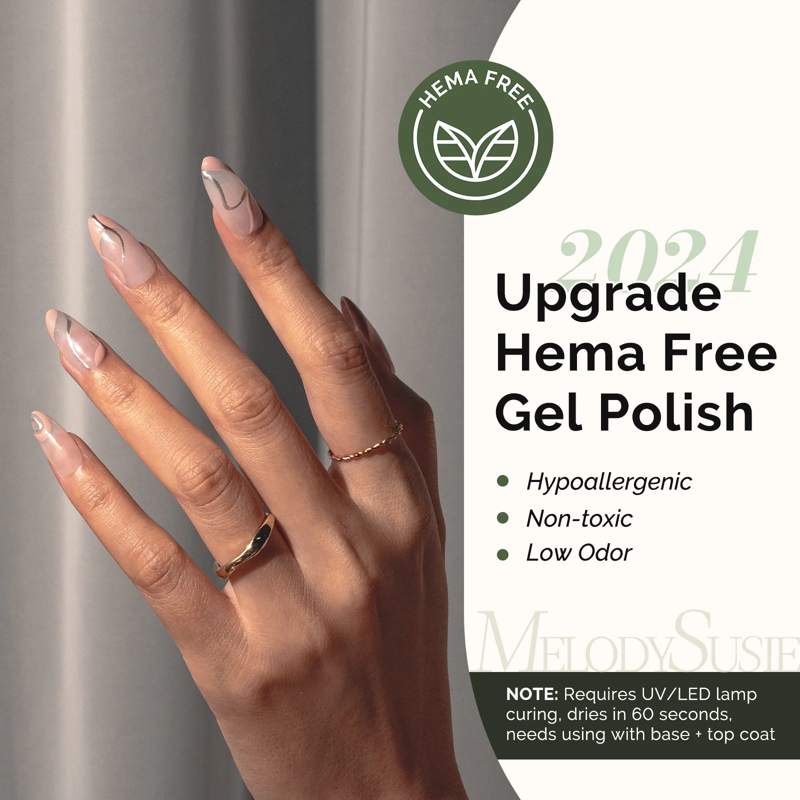 110 Sand Nude HEMA-Free UV Gel Nail Polish, 0.5 fl oz/15ml