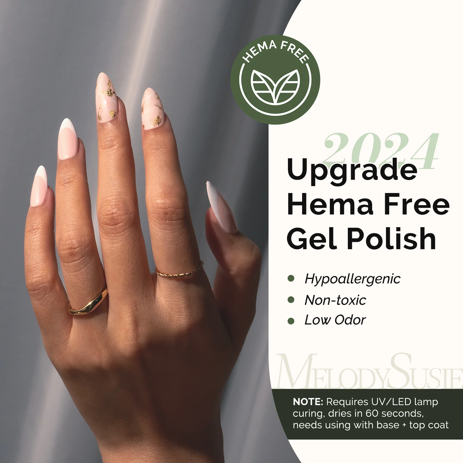 093 Nude Pink - HEMA-Free Gel Nail Polish 0.5 fl oz/15ml