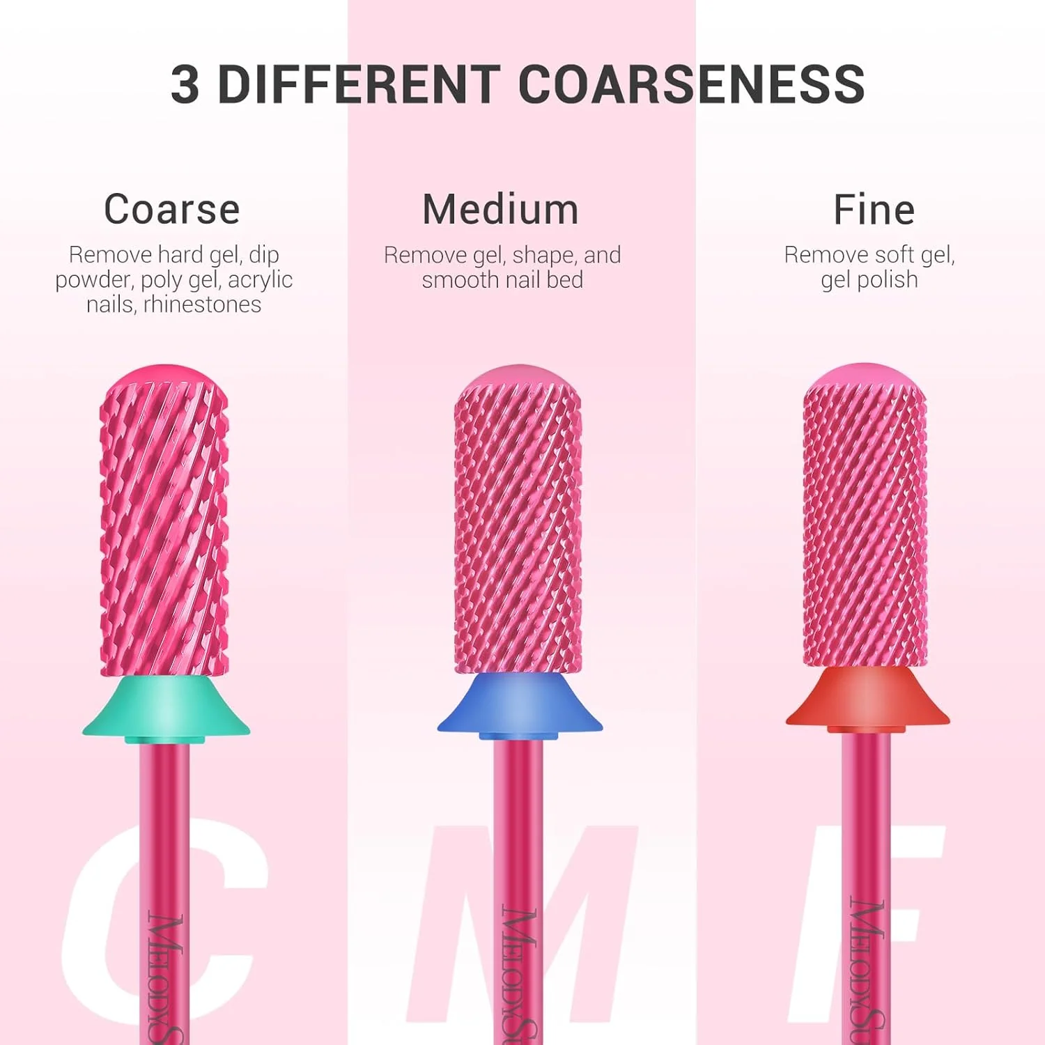 Round Top Small Barrel Tungsten Carbide Nail Drill Bit for Smooth Gel Removal