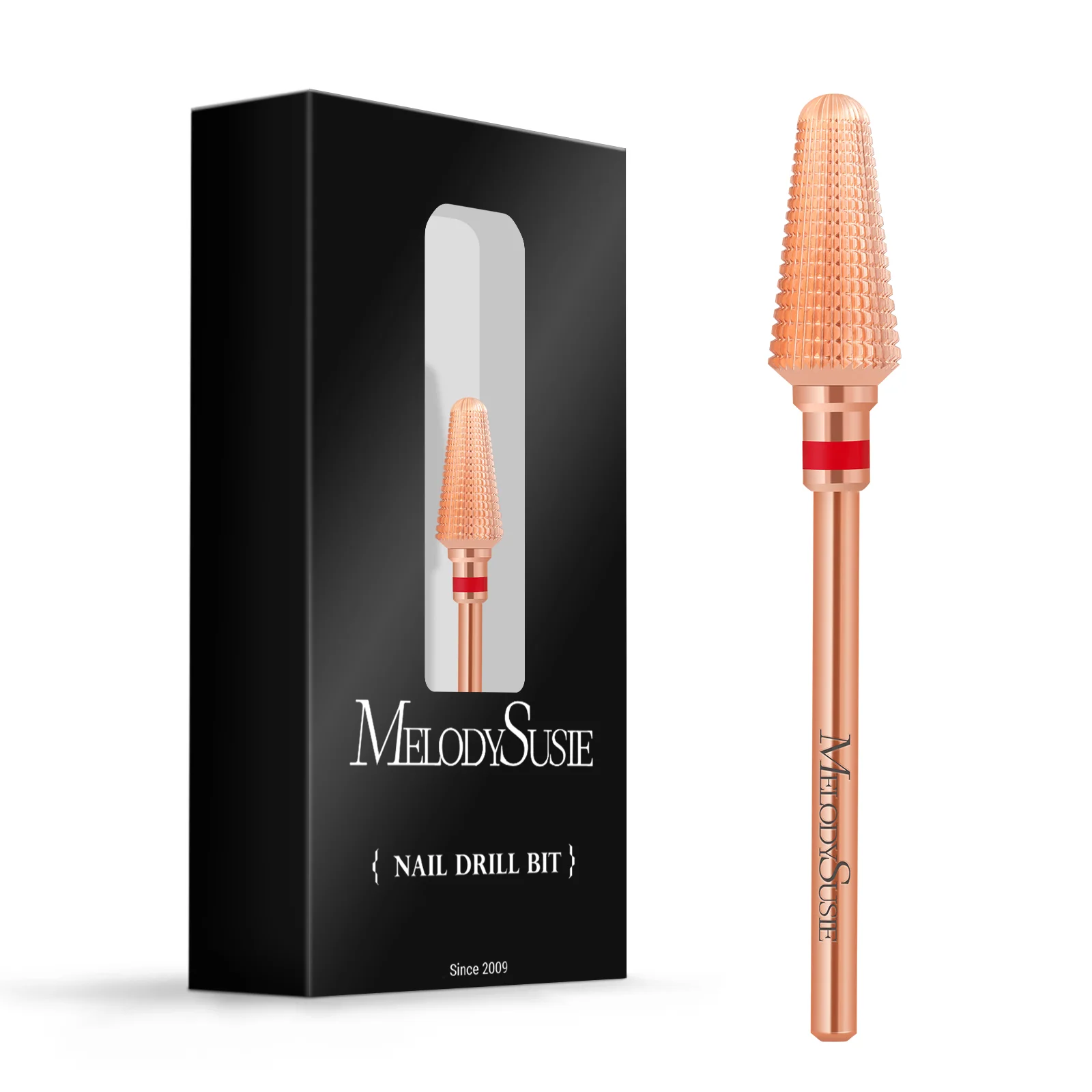 Tornado Tungsten Carbide Nail Drill Bits in Rose Gold for Acrylic Removal