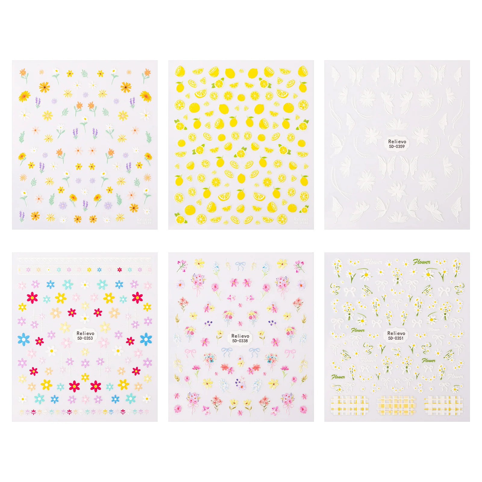 Spring/Summer Themed Nail Art Stickers