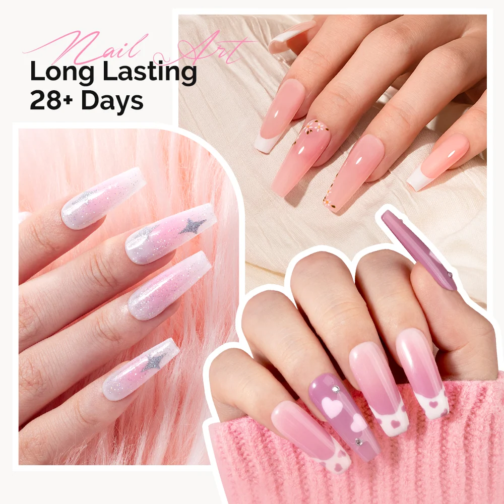 Melodysusie Gel Nail Polish Kit with UV Light for Beginners