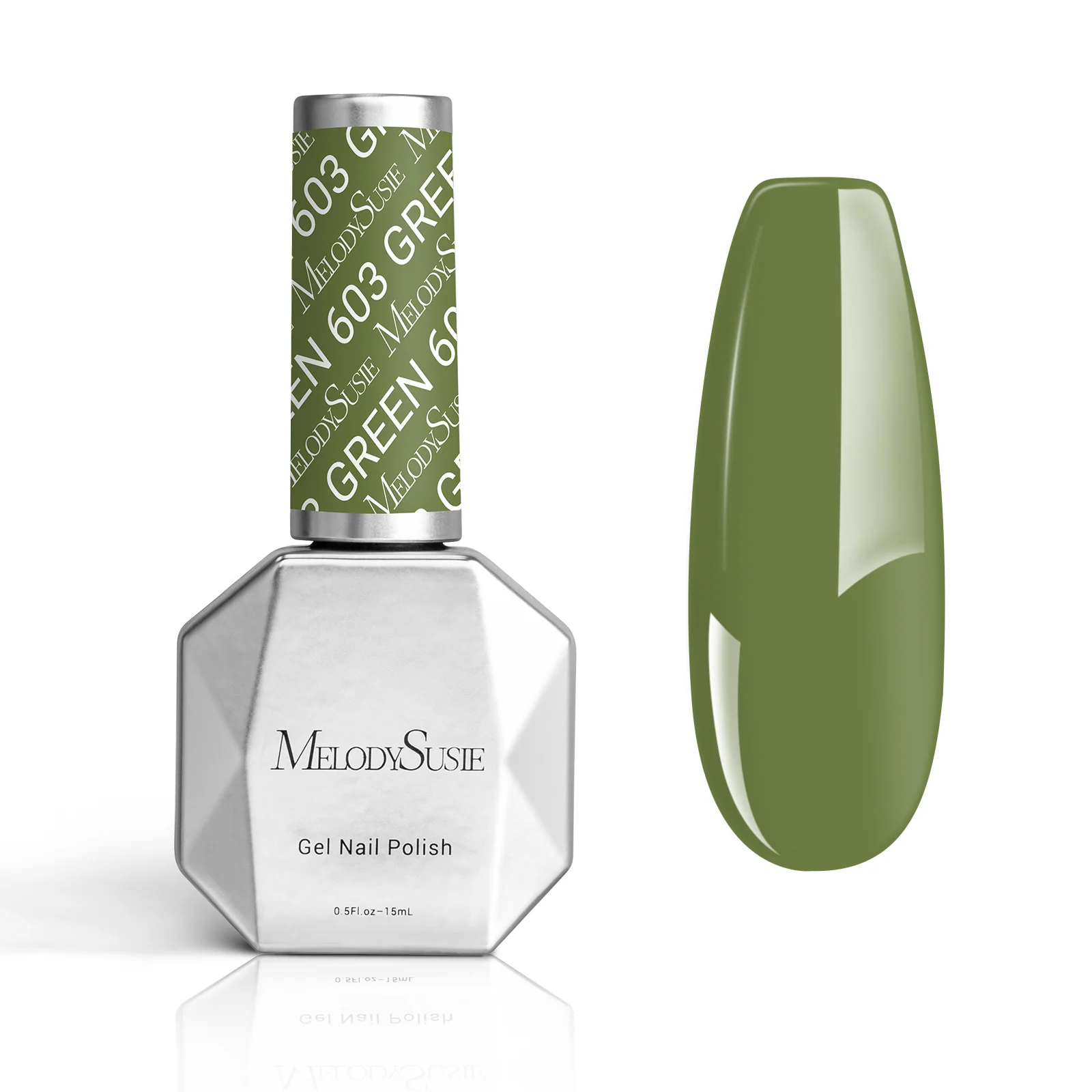 603 Olive Green TPO-Free Thick Gel Nail Polish 15ml