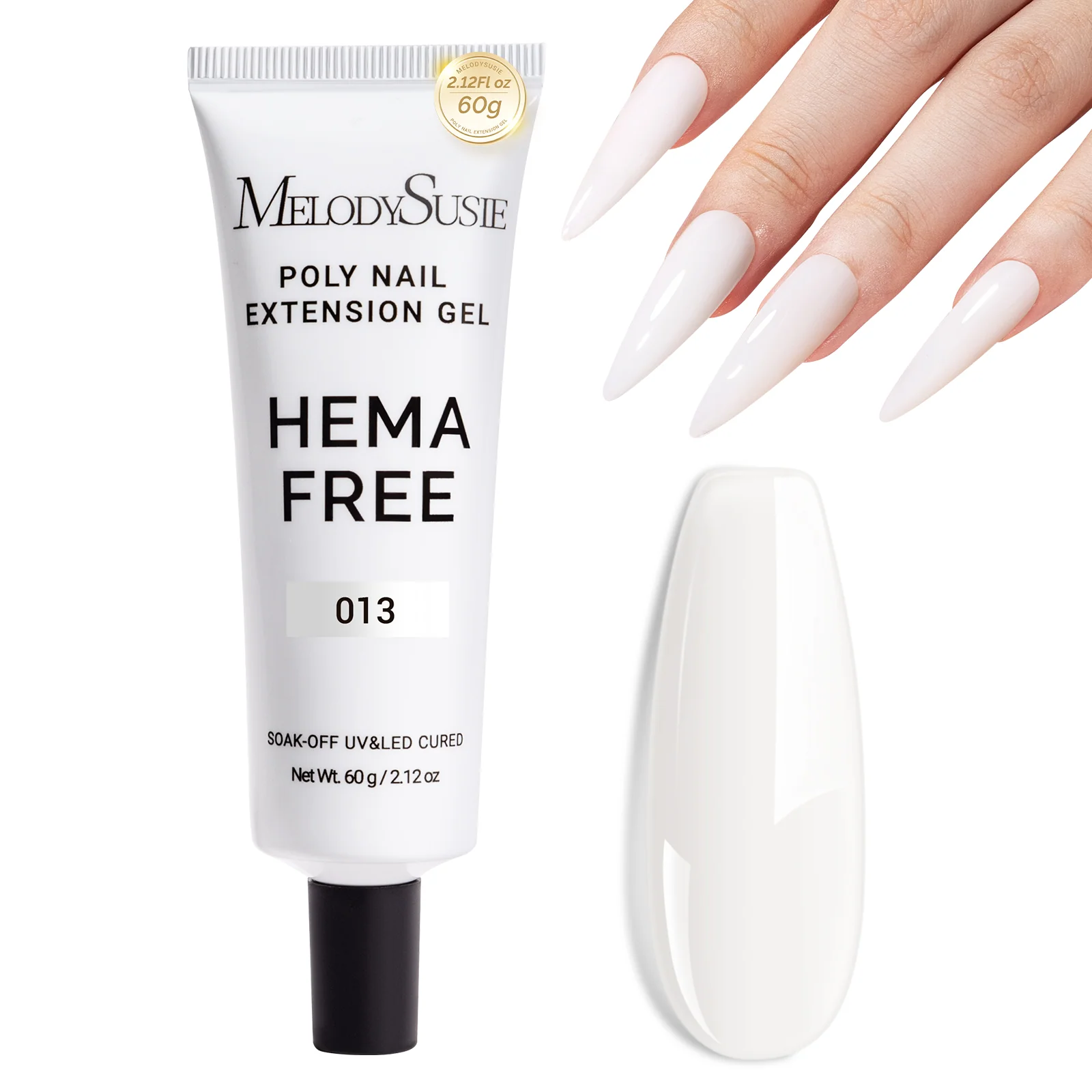 HEMA-Free & TPO-Free Poly Nail Extension Gel – 60g