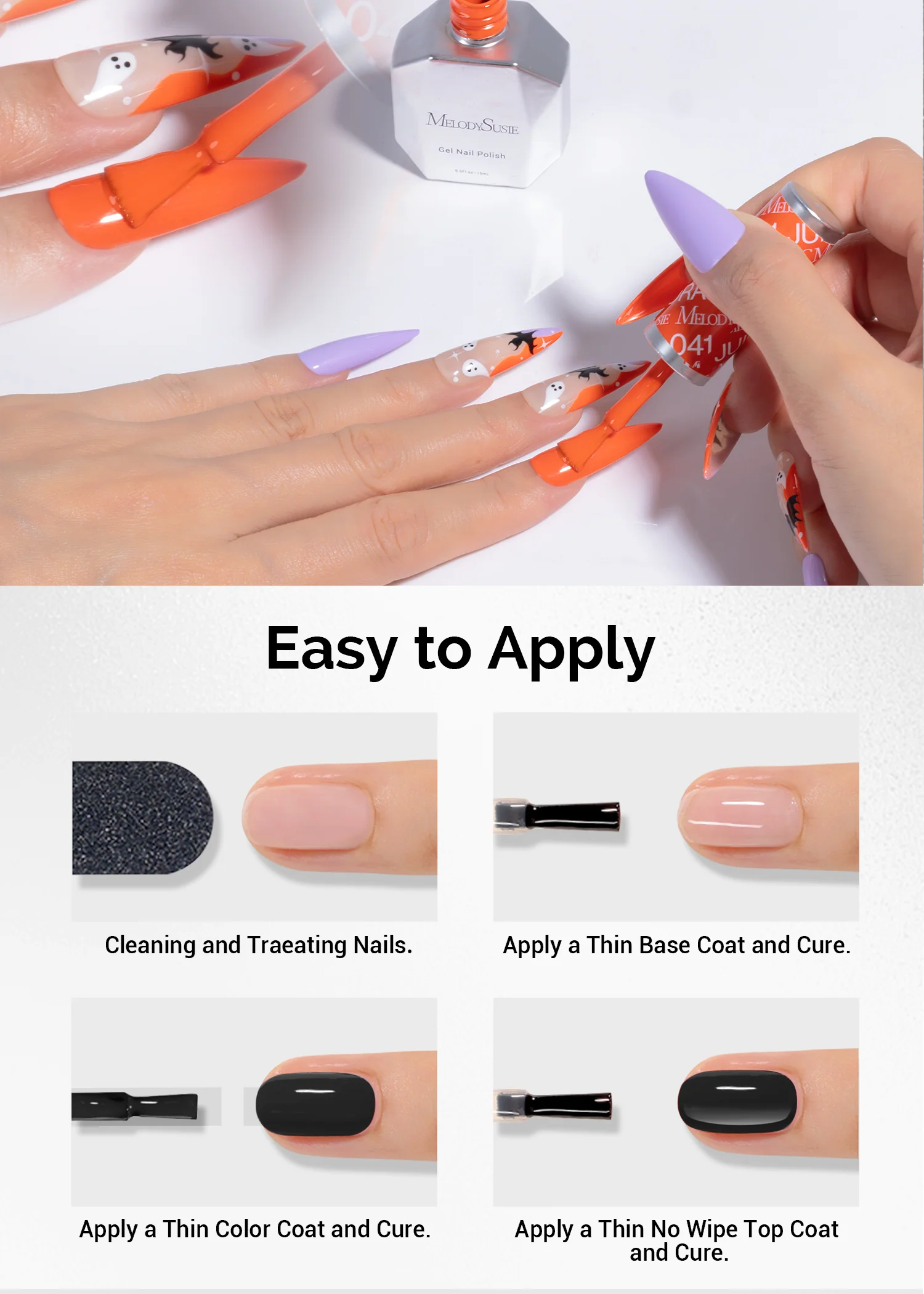 Halloween 15ml Gel Nail Polish Set