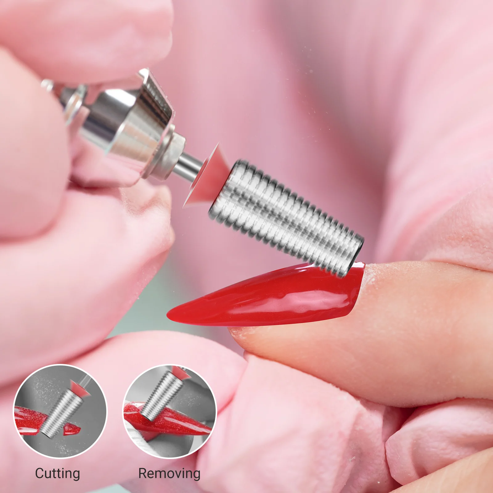Tungsten Carbide Professional 5 in 1 Nail Drill Bits