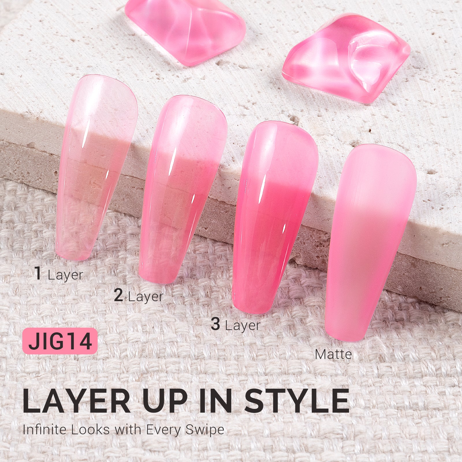 Jeweliver Jelly TPO-Free Gel Polish 15ml - Padparadscha Sapphire - JIG14