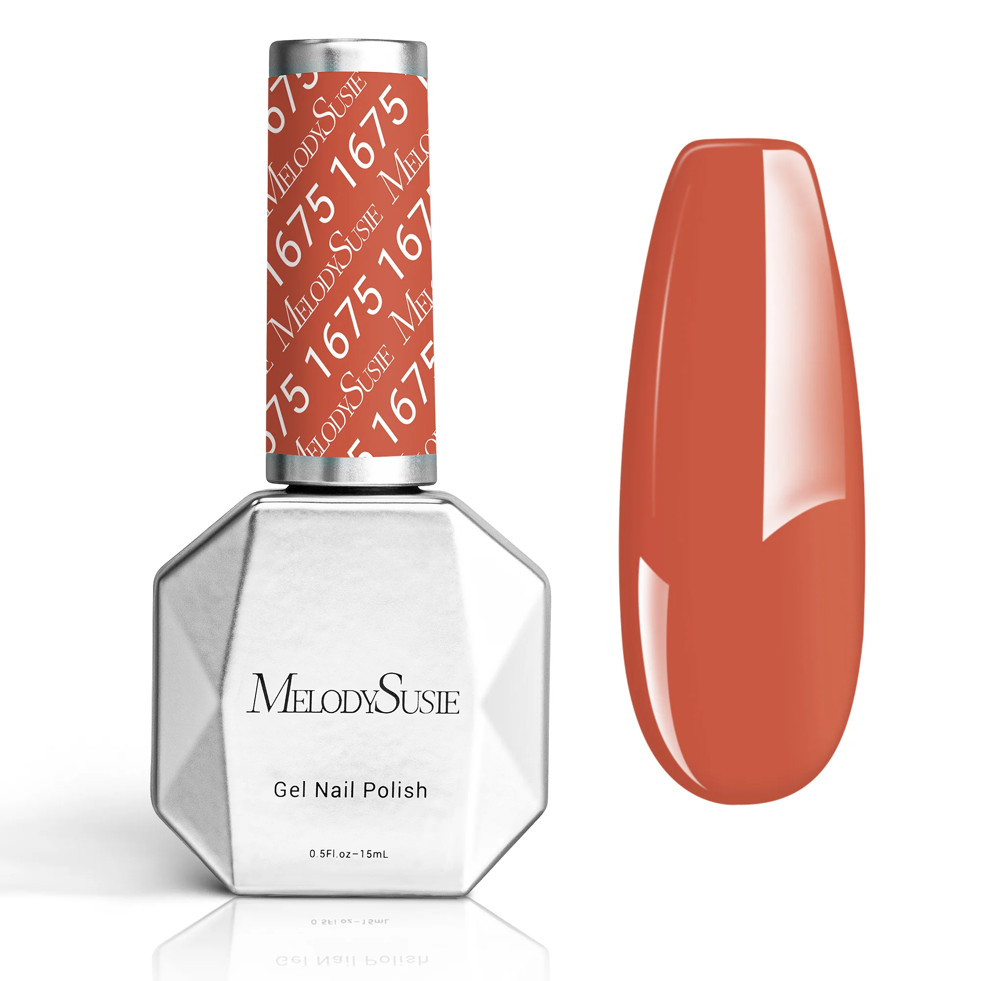 1675 Brick Red Orange - 无TPO浓稠凝胶指甲油(15ml)