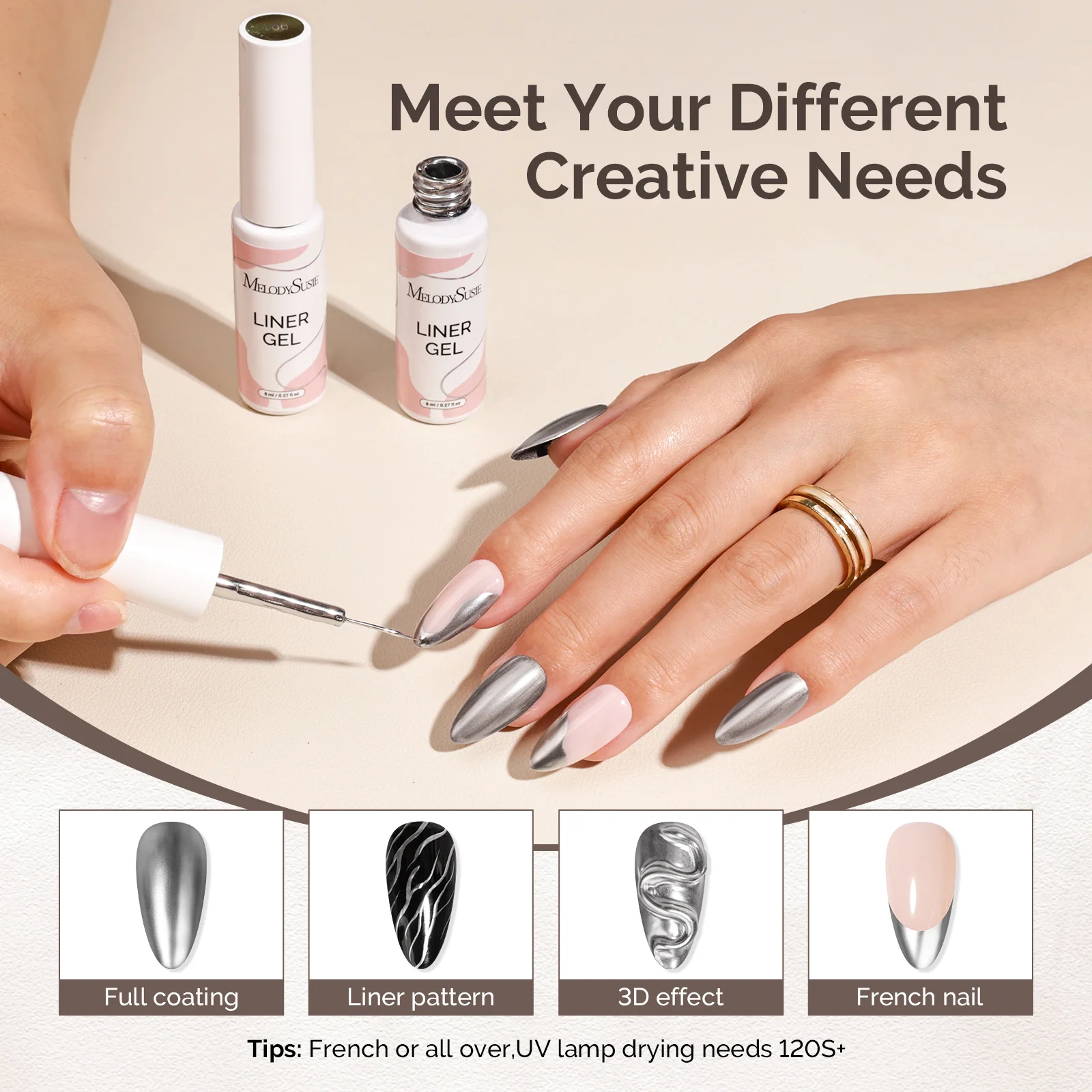 Liner Gel Nail Art Polish 8ml