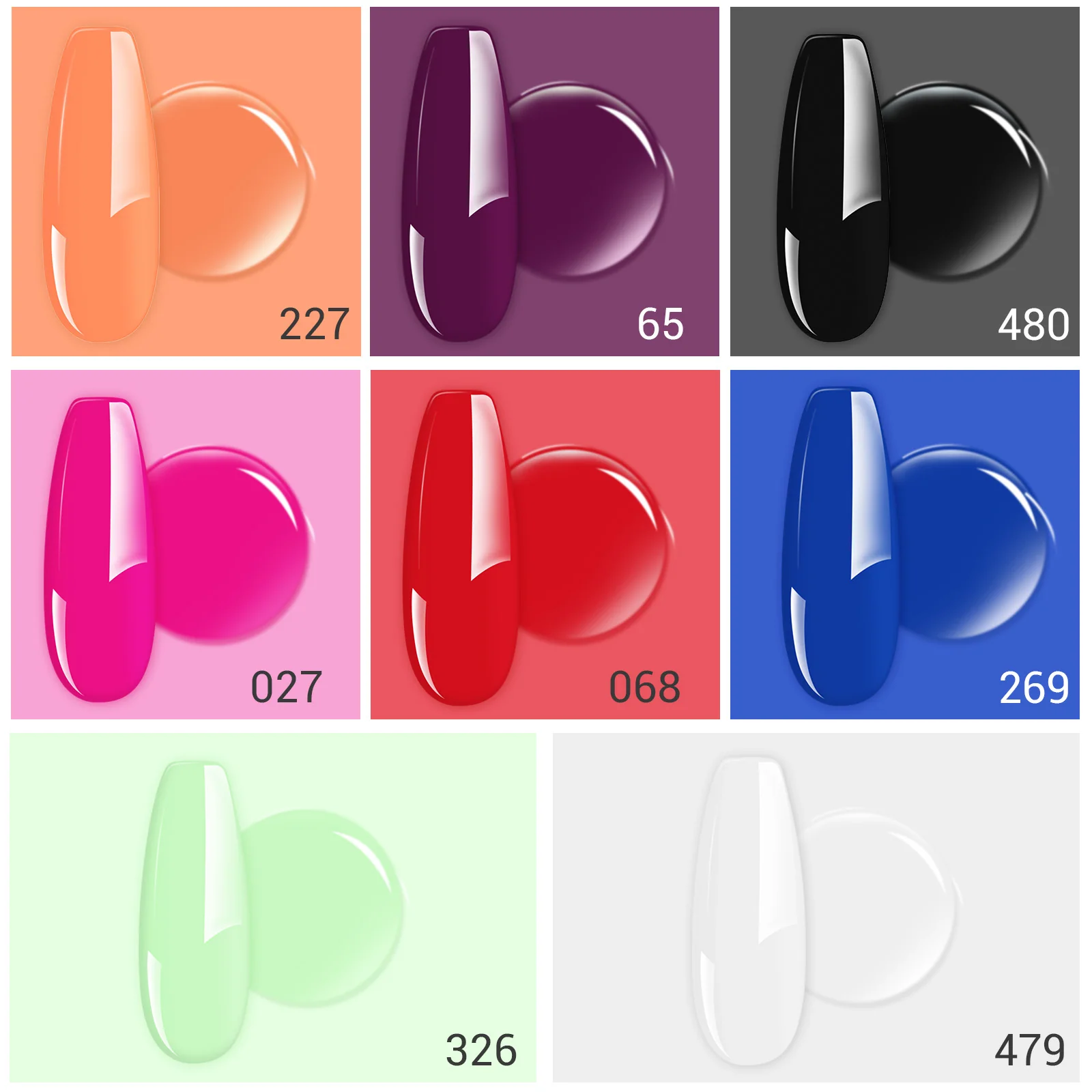 Halloween 15ml Gel Nail Polish Set