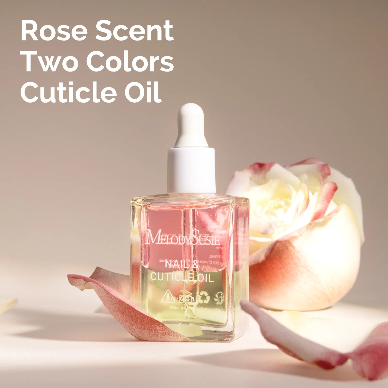 TPO-Free Nail Care Cuticle Oil 15ml - Rose 15ml