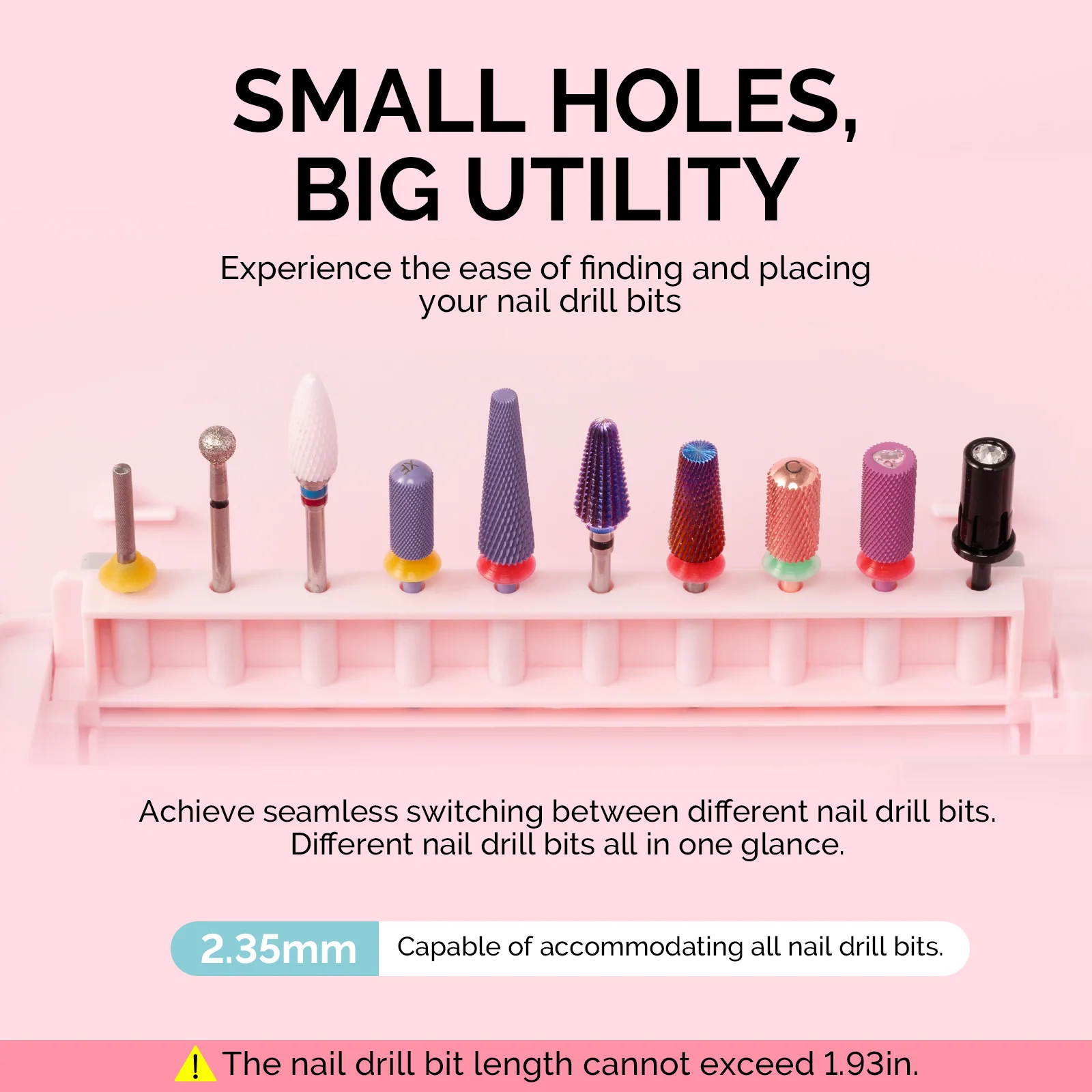 Acrylic Nail Tool Storage Box(ONLY BOX)