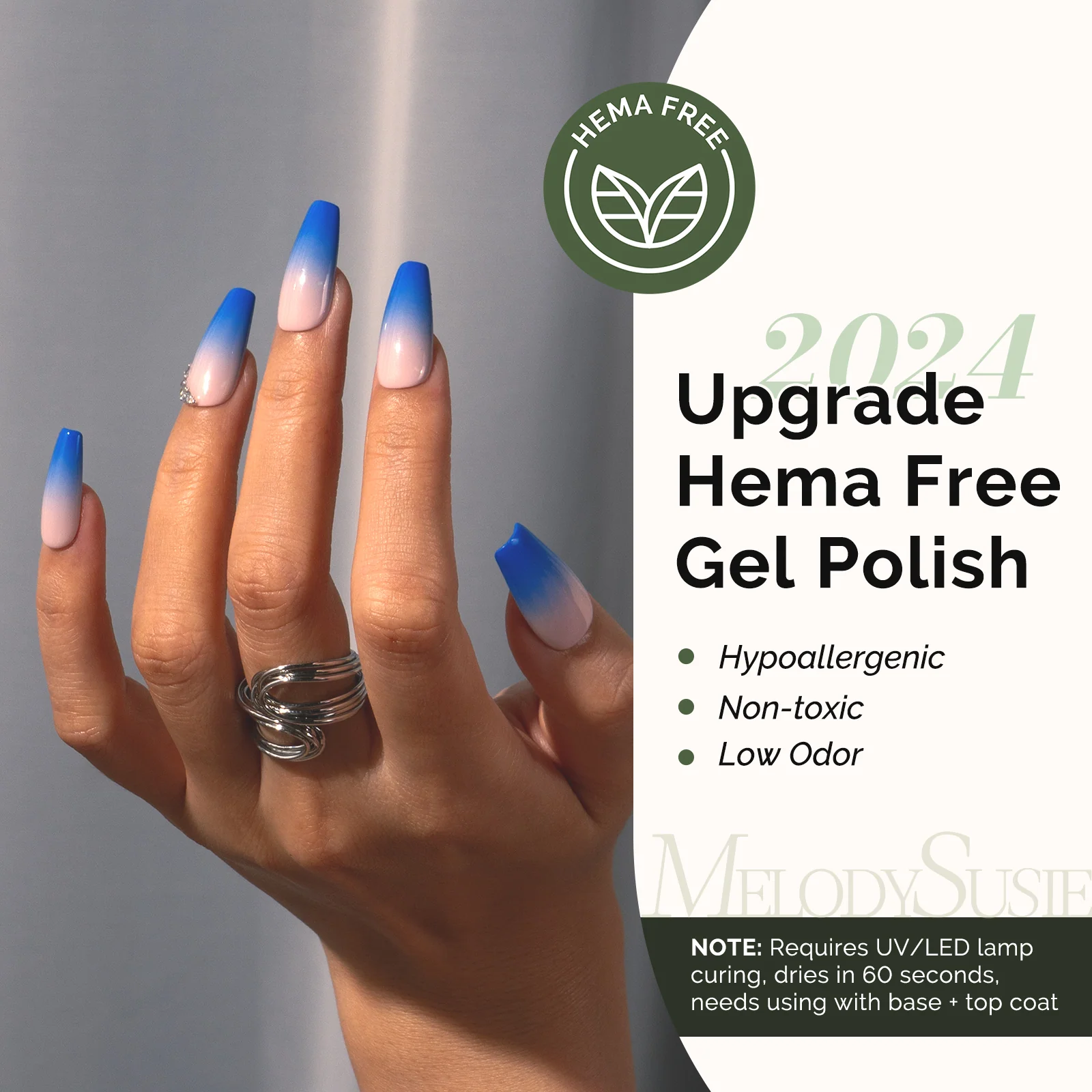 269 Royal Blue HEMA-Free Gel Nail Polish 0.5 fl oz/15ml
